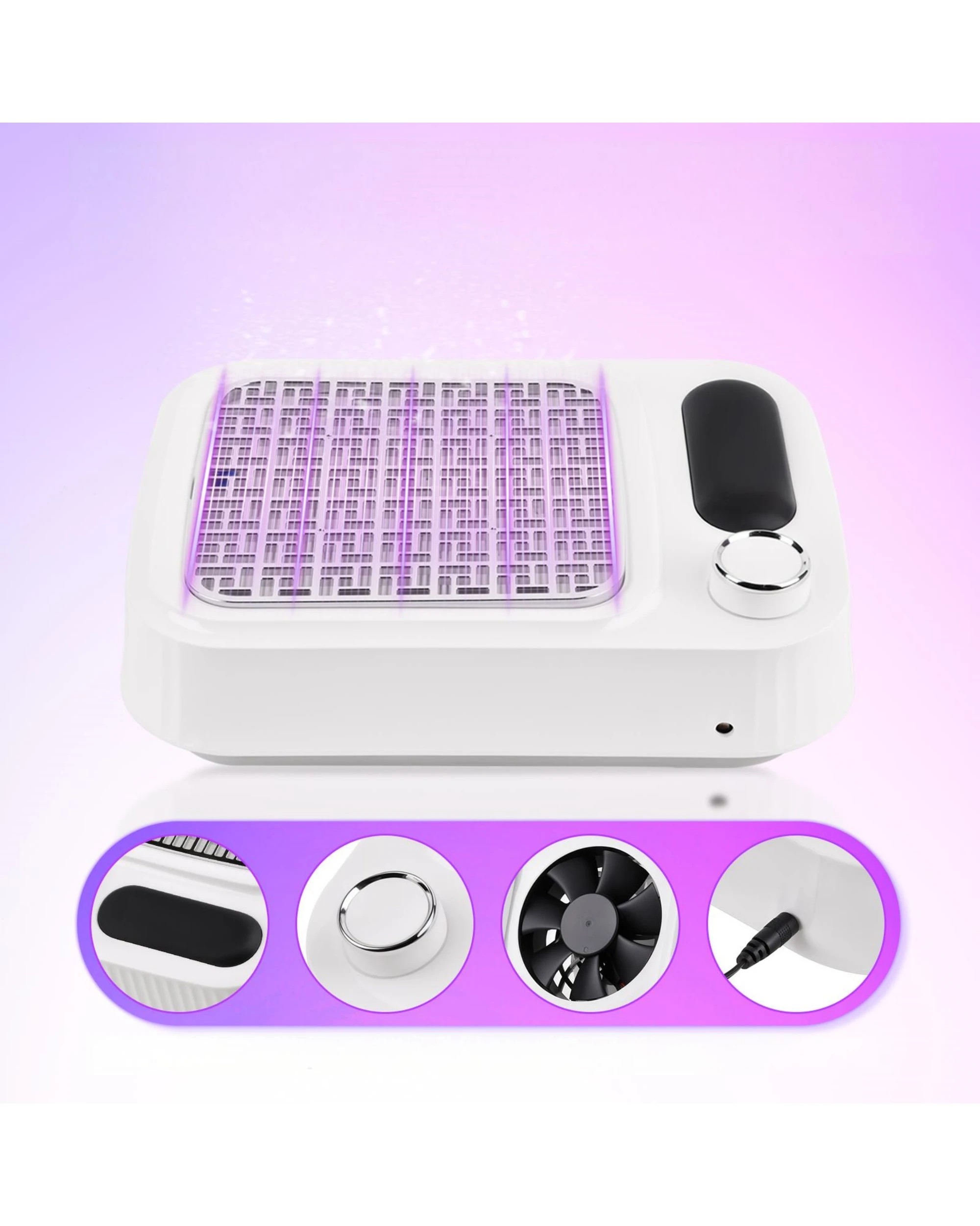 5 Advwin Professional 3-in-1 Nail Set: UV/LED Nail Lamp - White, 5 of 8