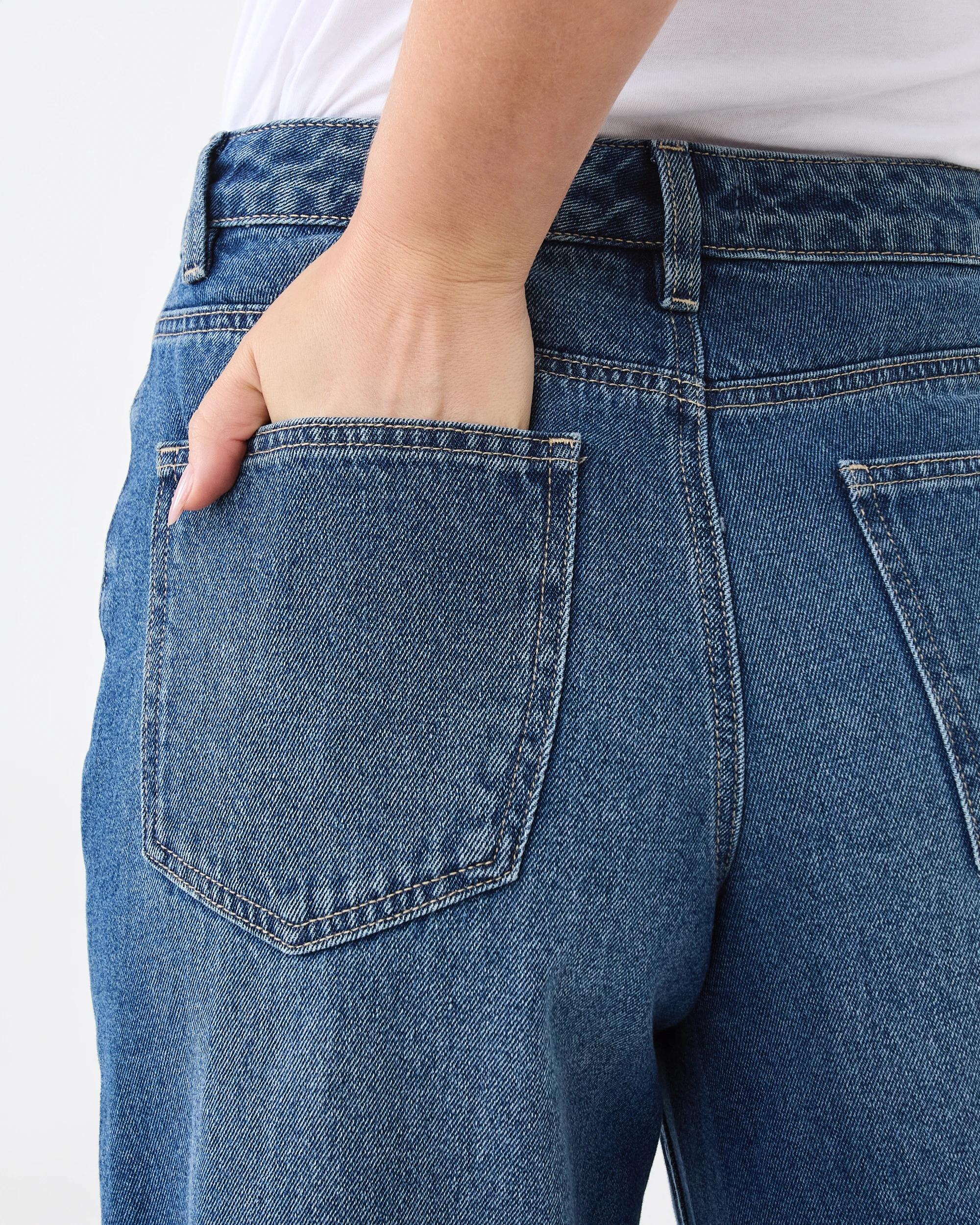 8 Wide Leg Jeans MID WASH, 8 of 10