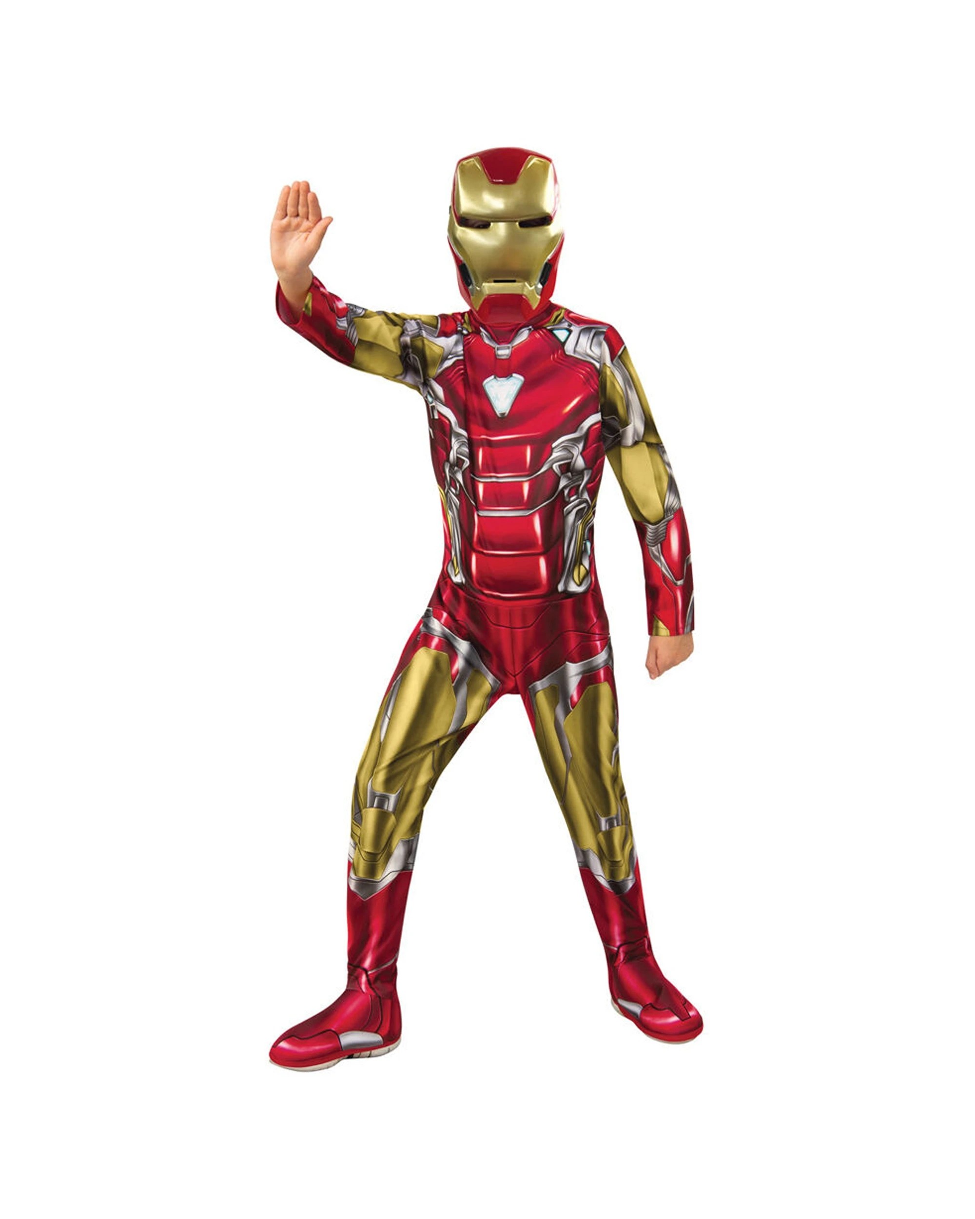 1 Marvel Iron Man Classic Boys Dress Up Costume Kids M - Multi, 1 of 2
