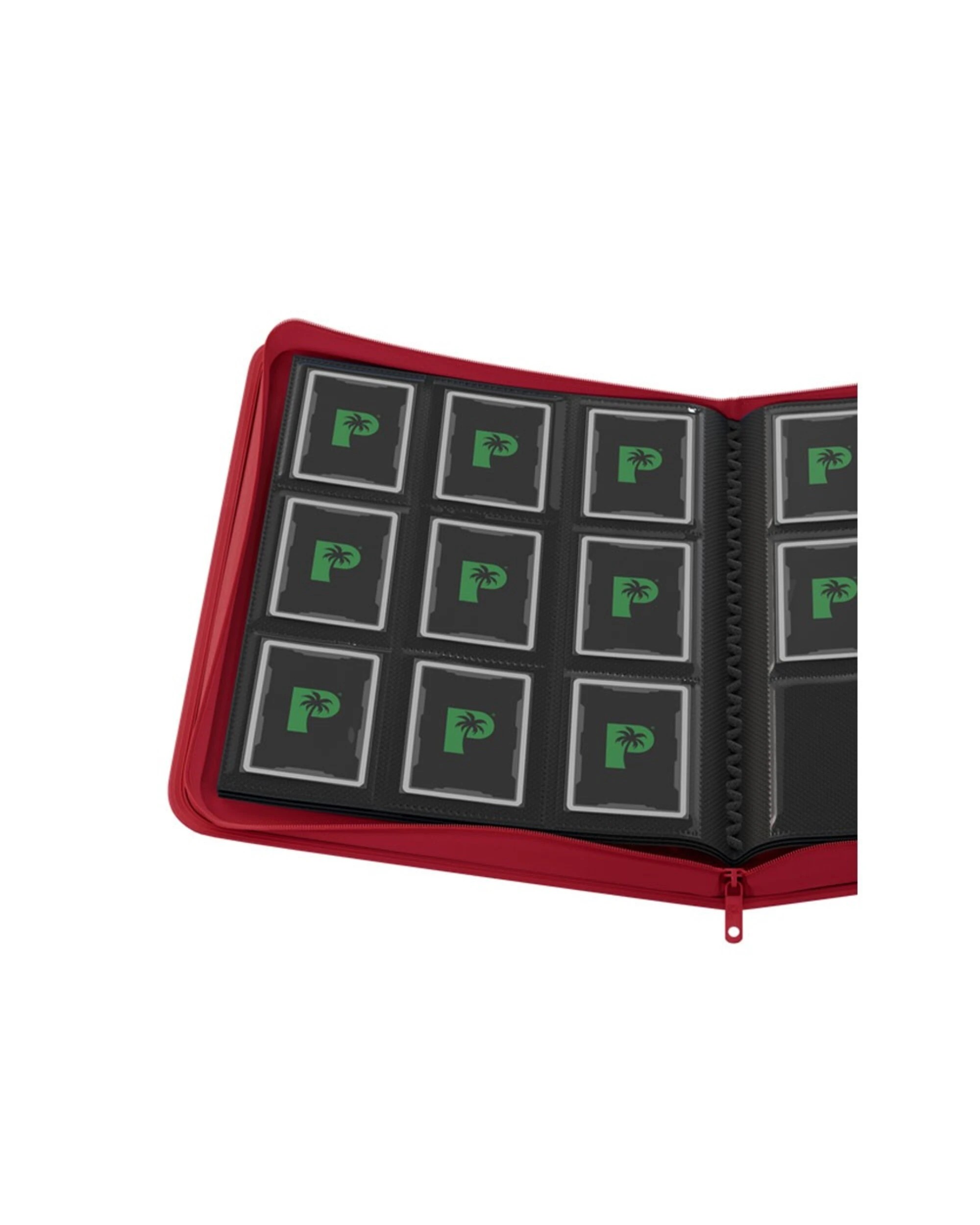 2 Palms Off Gaming - Collector's Series 9 Pocket Zip Trading Card Binder - Red, 2 of 5