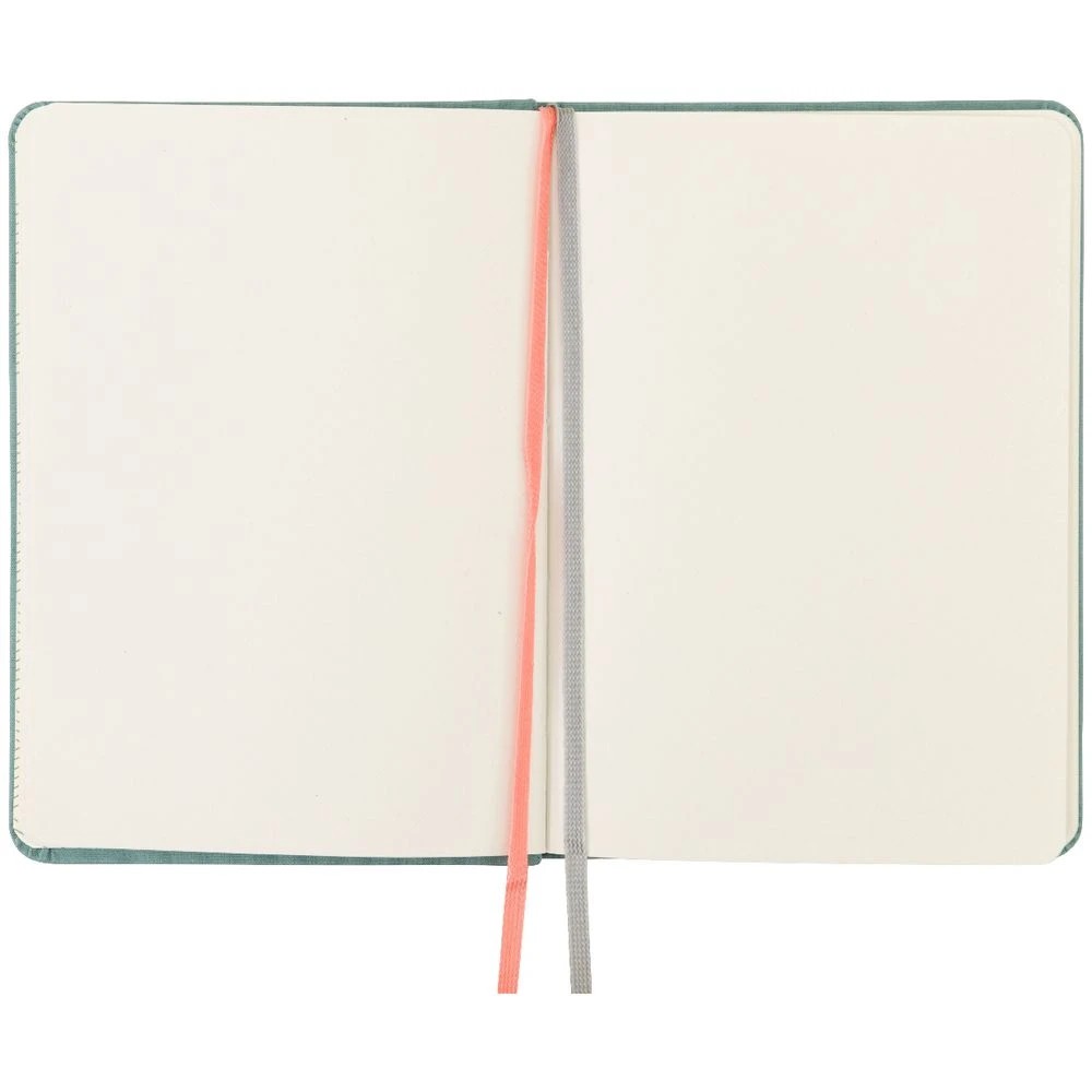 4 Modena A6 Linen Plain Notebook Teal, 4 of 5
