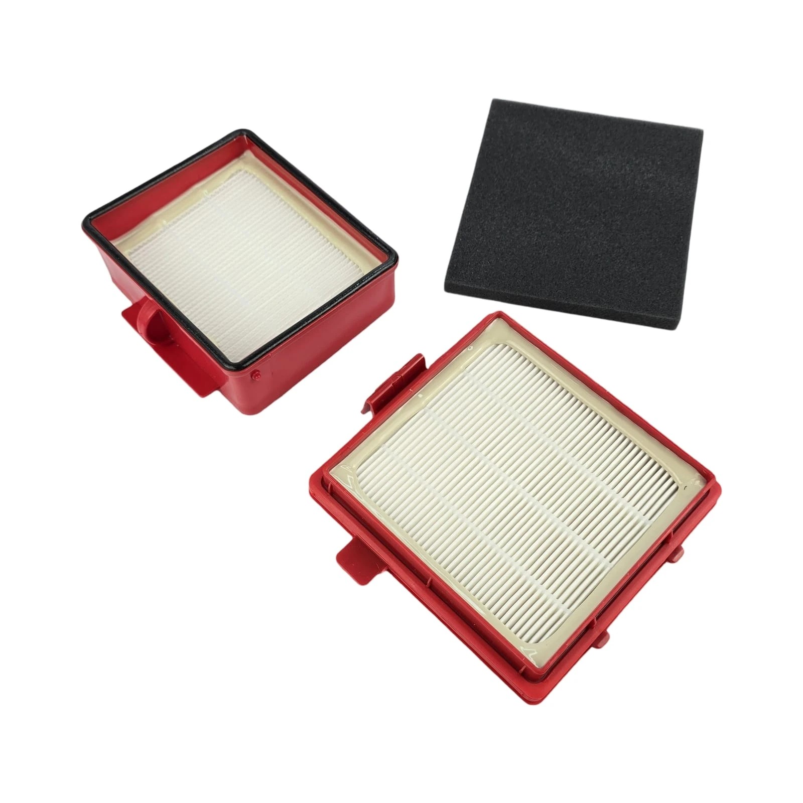 3 Cleanup Filter Set For Bagless Hoover & Sauber Smart Vacuum Cleaners - Red, 3 of 7