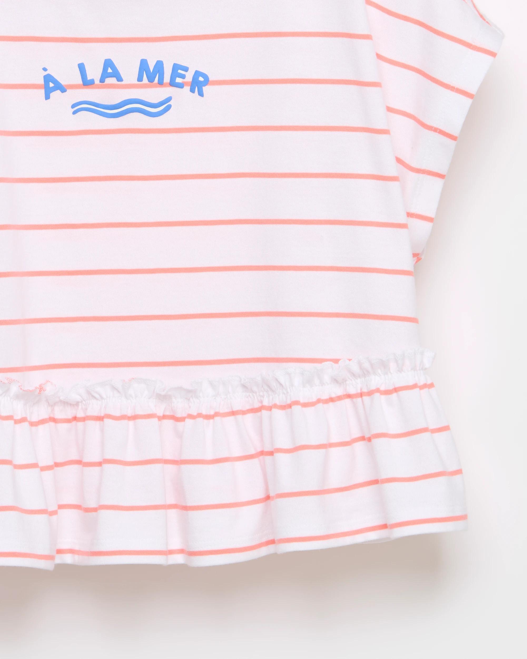 2 Target Australian Cotton Ruffle T-shirt STRIPE, 2 of 2