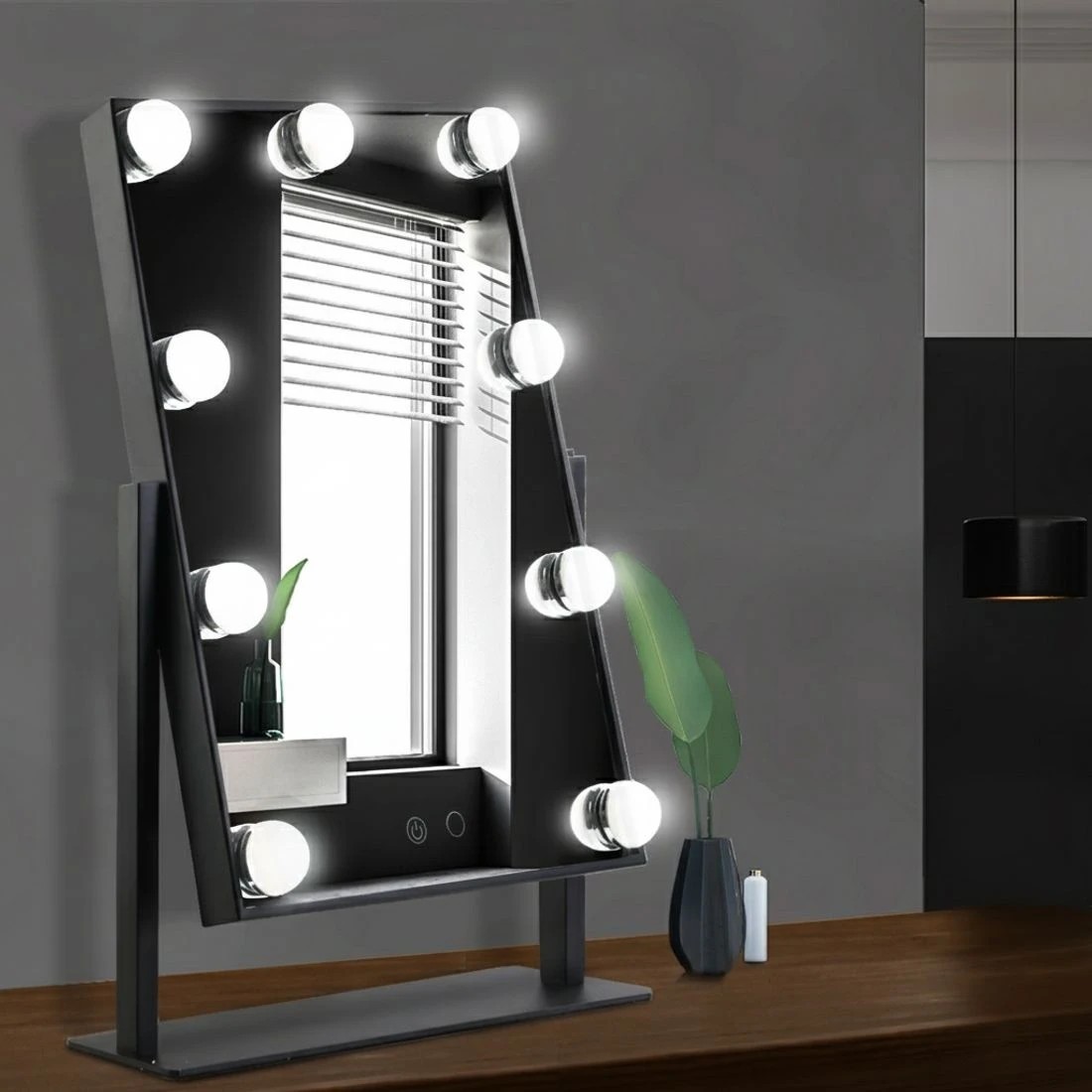 7 Embellir Makeup Mirror 30x48cm Hollywood Vanity with LED Light Rotation Tabletop - Multi, 7 of 7