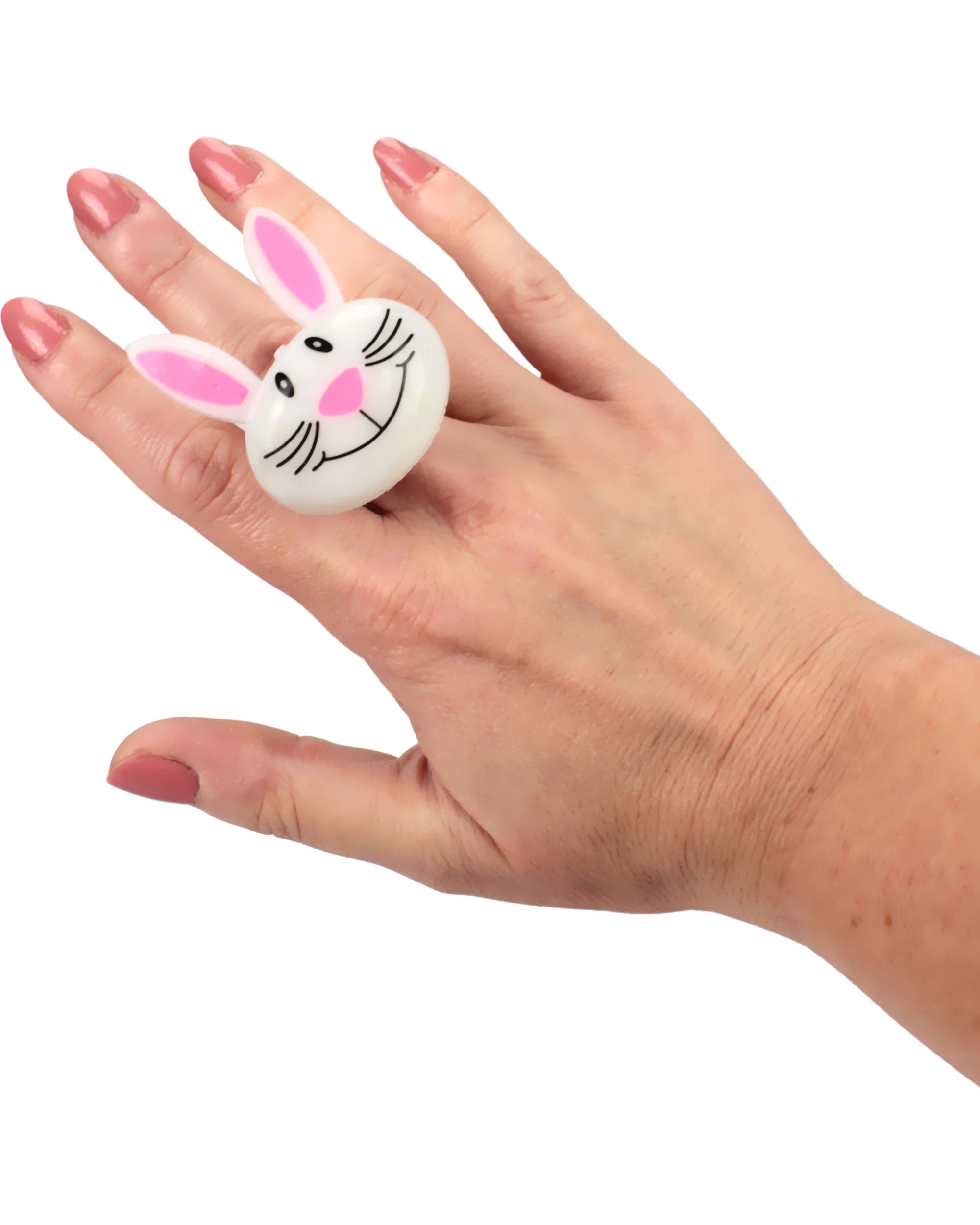 2 Artwrap Easter Bunny Light Up Rubber Rings - Assorted, 2 of 3
