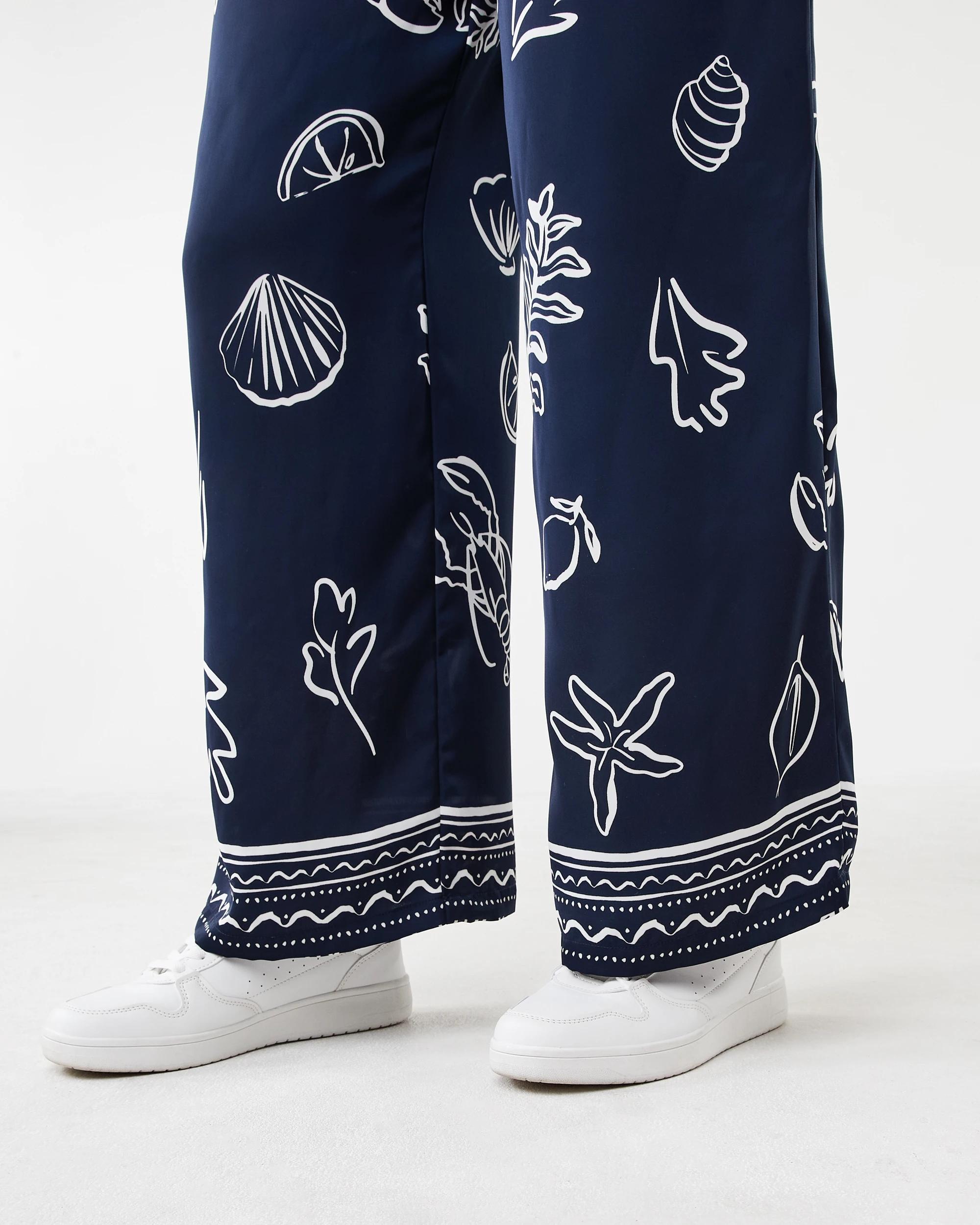 6 Satin Pants Nvy Vacay, 6 of 6