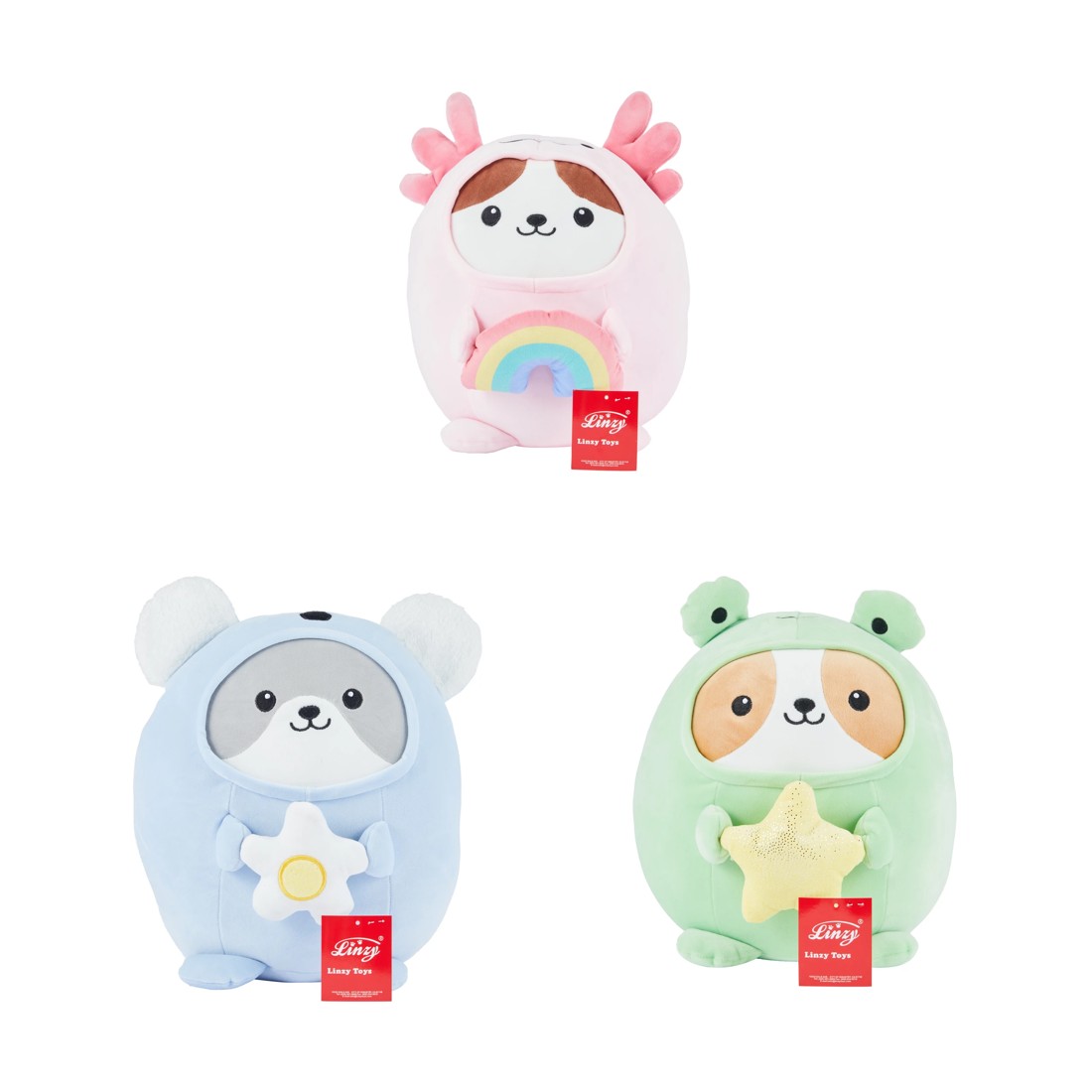 3 Hooded Plush Toy - Assorted, 3 of 3