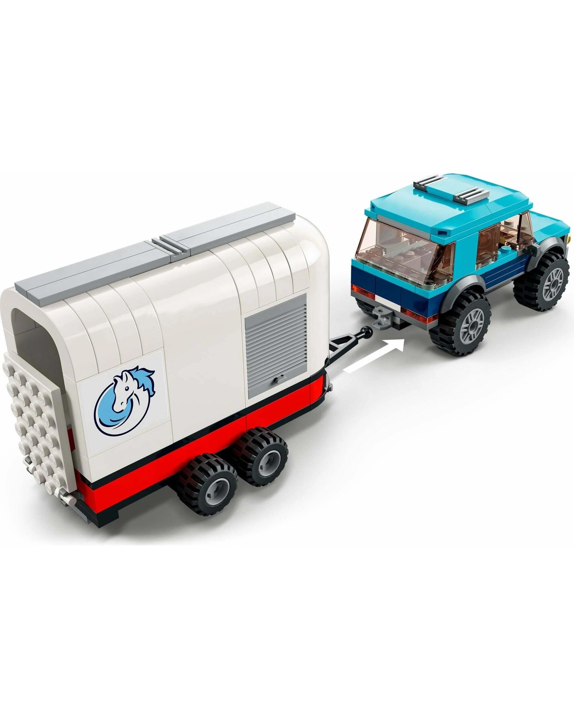 5 LEGO 60327 City Horse Transporter: SUV, Trailer & Jumping Set, 5 of 5