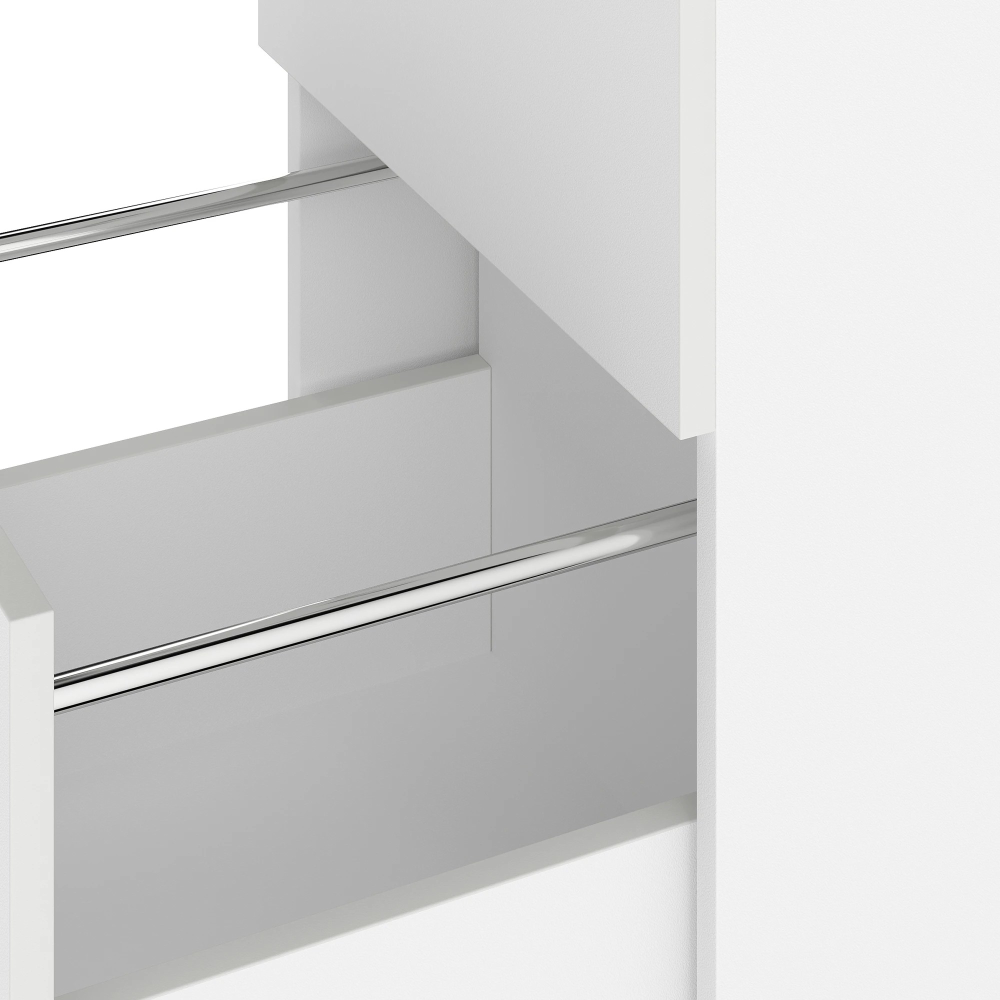 6 Levede File Cabinet 3 Lockable Drawers - White, 6 of 10
