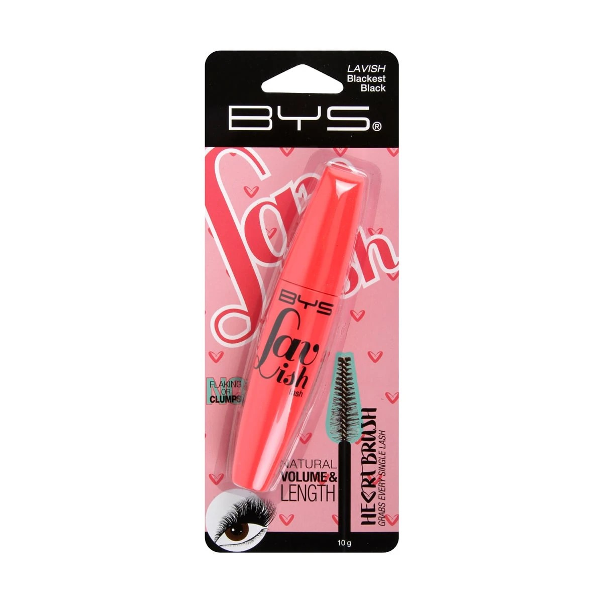 1 BYS Lavish Blackest Black Mascara 10g, 1 of 1