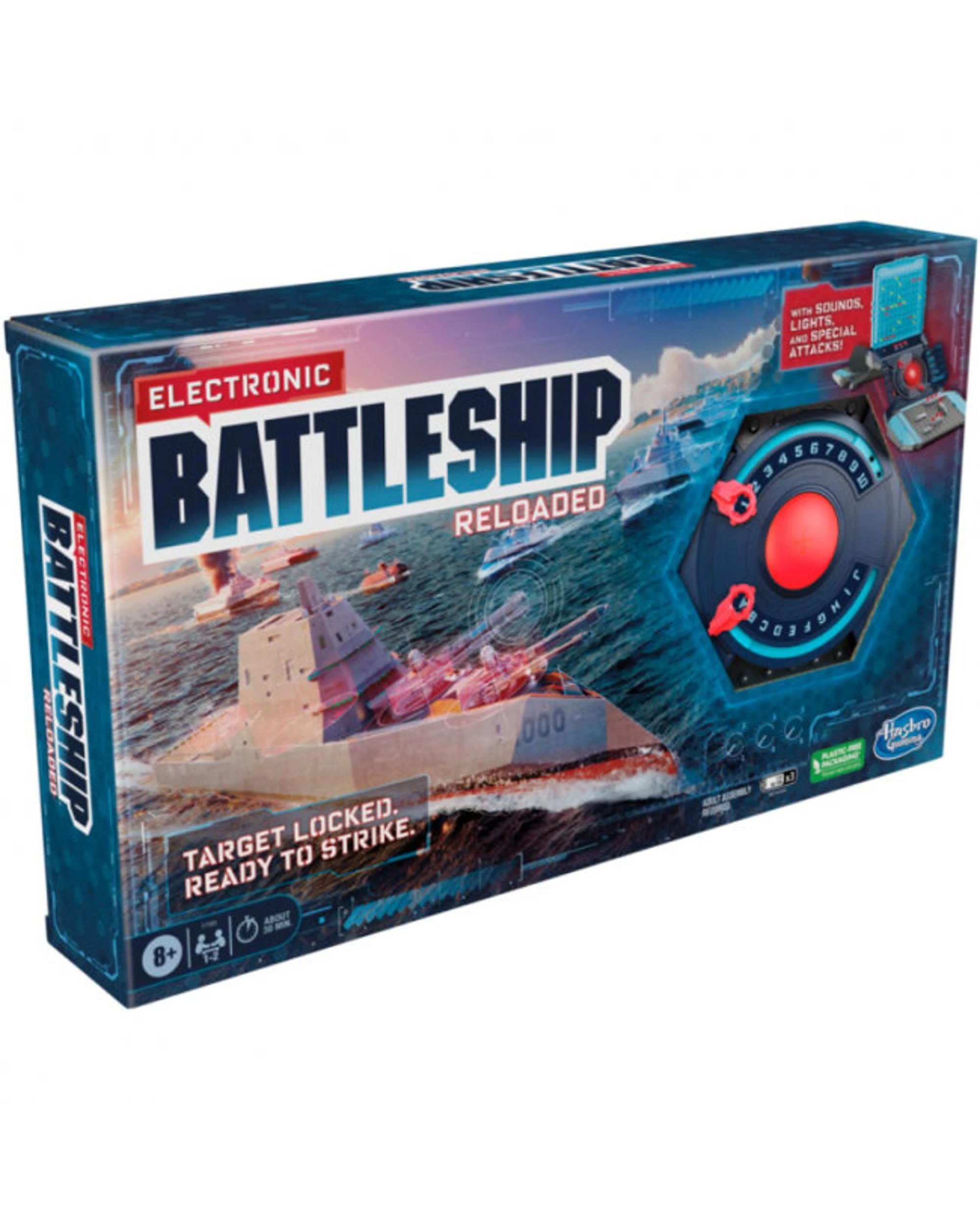 1 Electronic Battleship Reloaded Board Game, 1 of 3