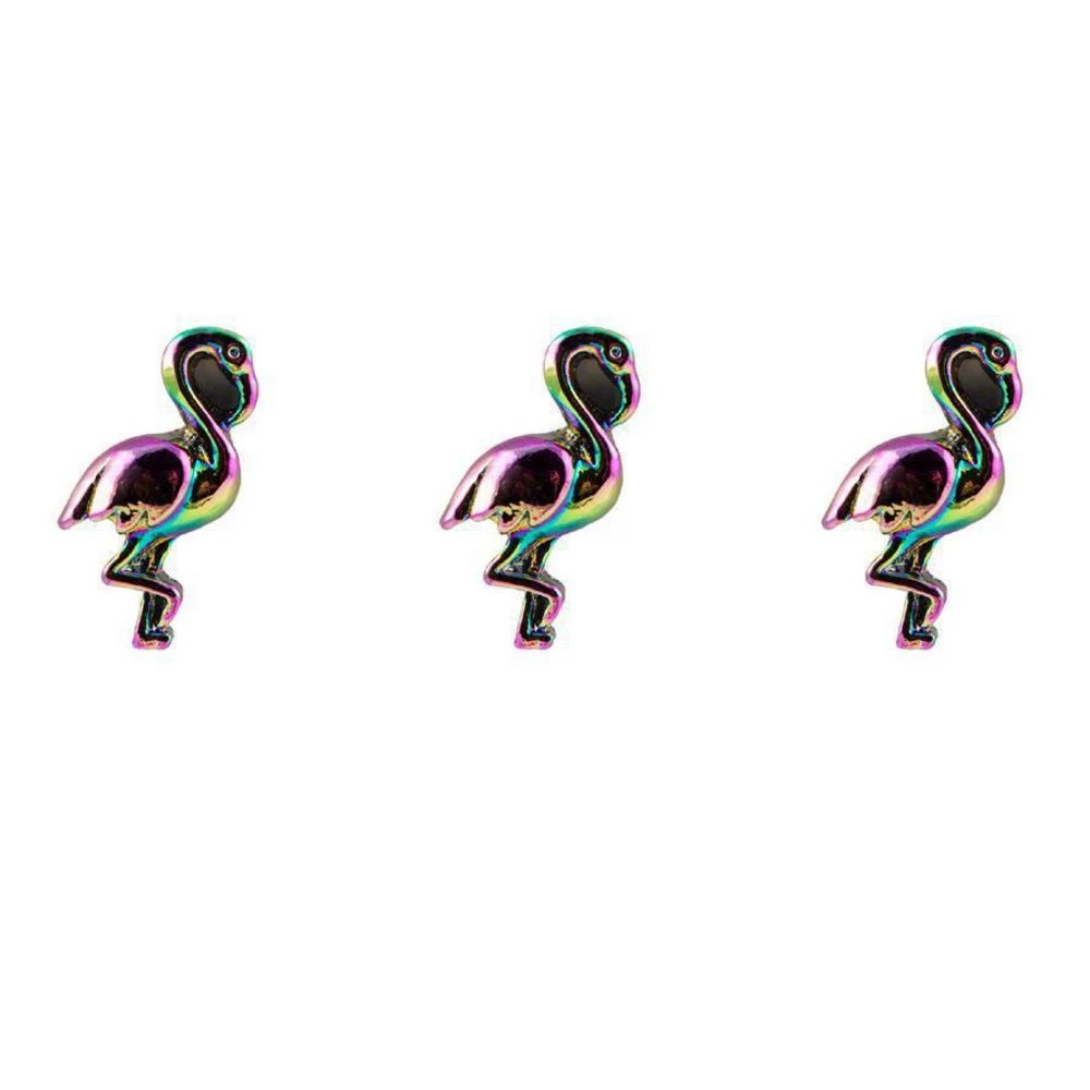 2 Three By Three Flamingo Magnets Iridescent 3 Pack, 2 of 3