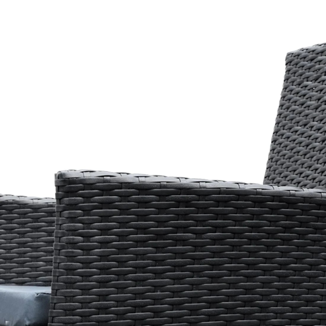 7 Gardeon Outdoor Dining Set 9 Piece Wicker Lounge Setting - Black, 7 of 7