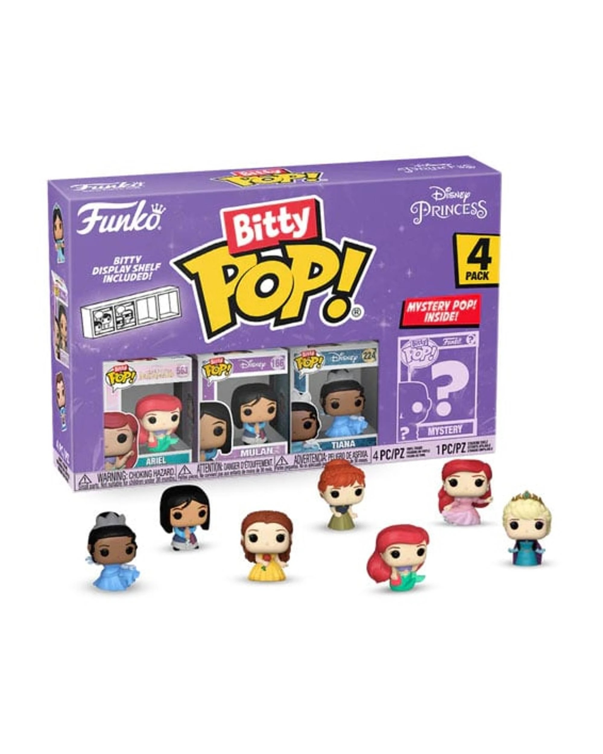1 Disney Princess Ariel Bitty 4 Pack Funko POP! Vinyl, 1 of 1