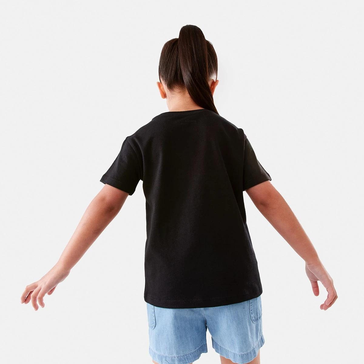 2 Short Sleeve Placement Print T-shirt Blk Bestie, 2 of 7