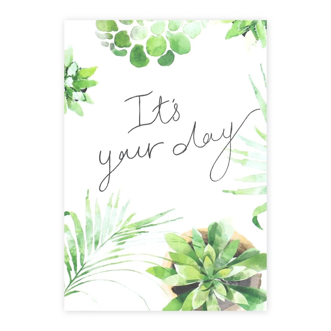 3 Connections from Hallmark Birthday Card - Gorgeous Green Plants, 3 of 3