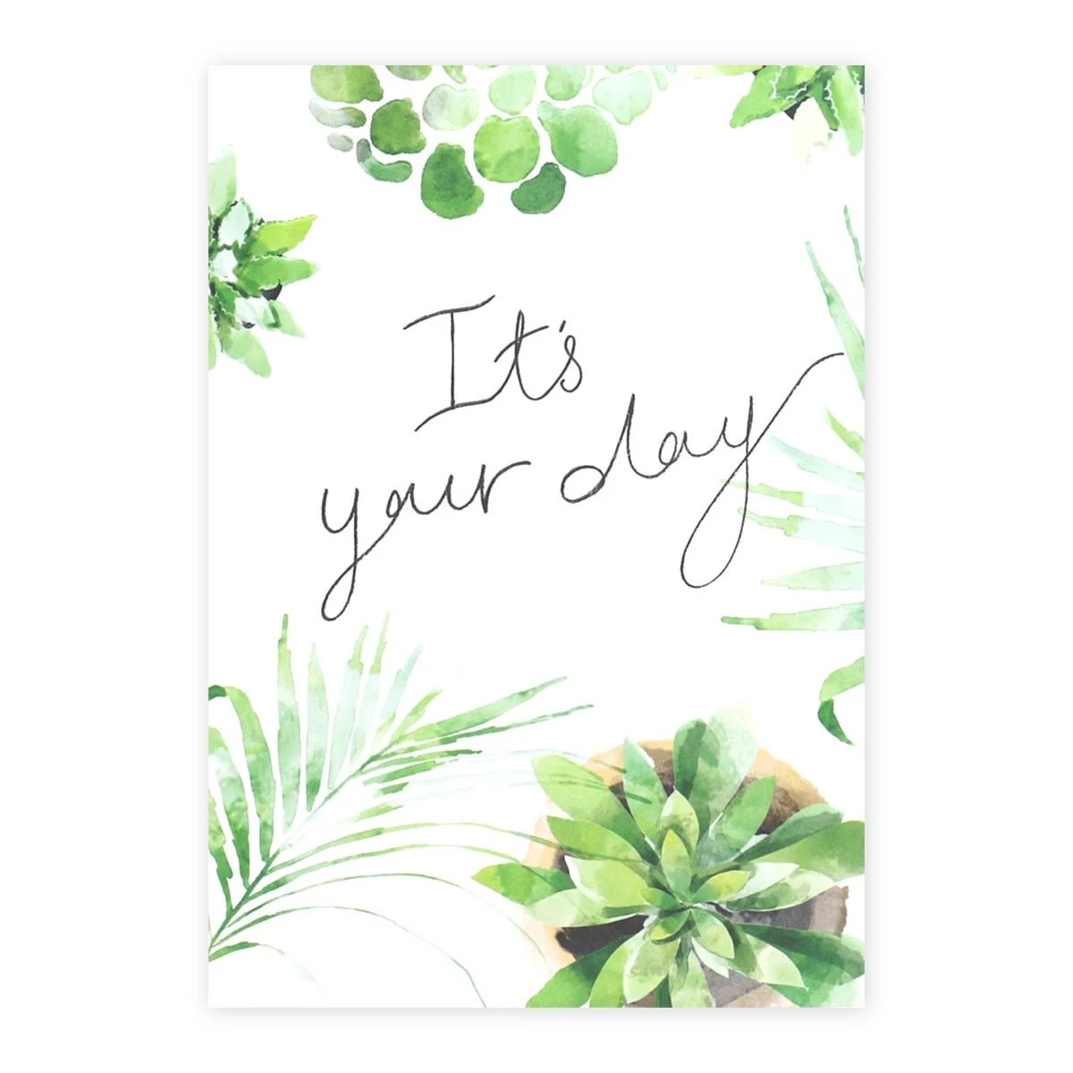 3 Connections from Hallmark Birthday Card - Gorgeous Green Plants, 3 of 3