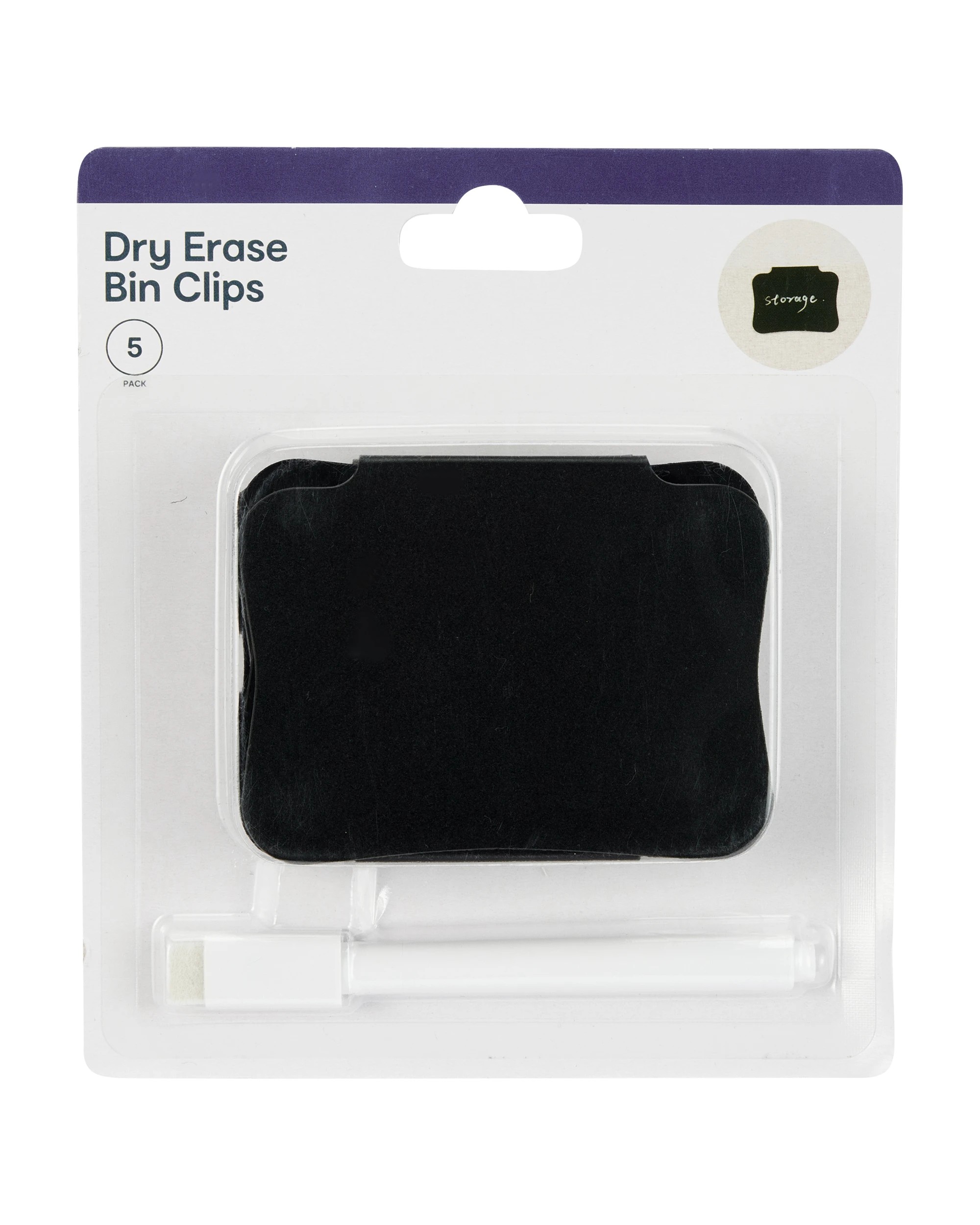 1 Dry Erase Bin Clips, 1 of 6