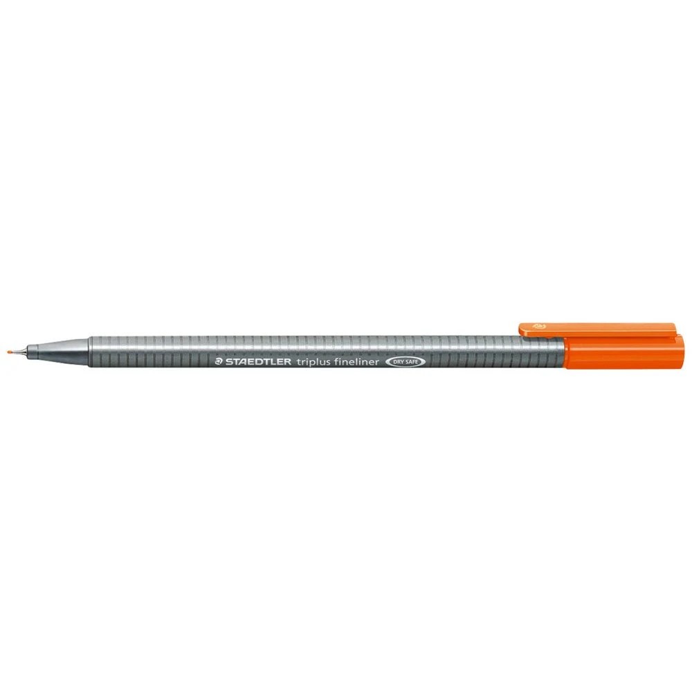 1 Staedtler Triplus 0.3mm Fineliner Orange, 1 of 6