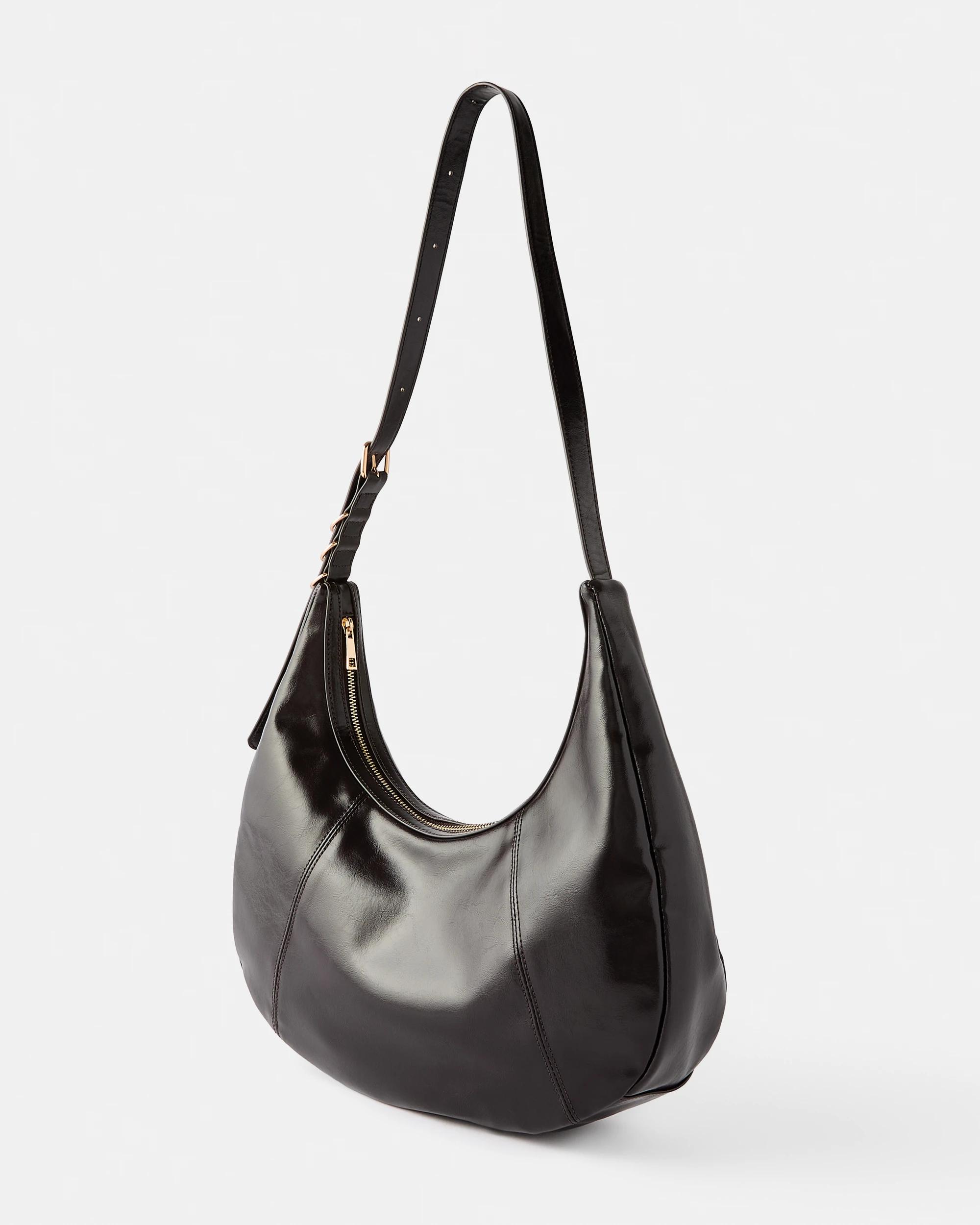 2 Crescent Crossbody Bag Deep Fudge, 2 of 7