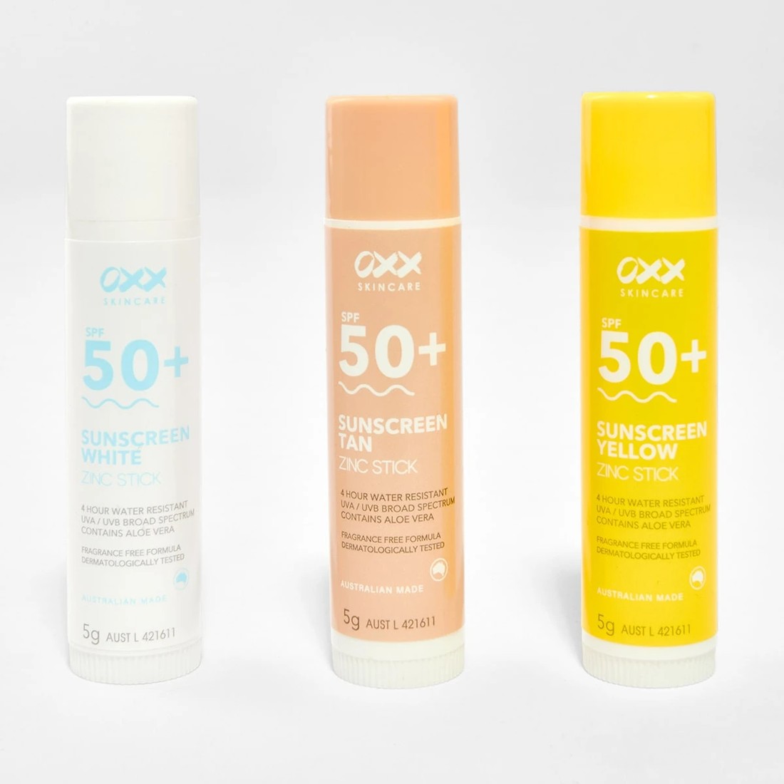 10 3 Pack SPF 50+ Coloured Zinc Sticks 5g, 10 of 10