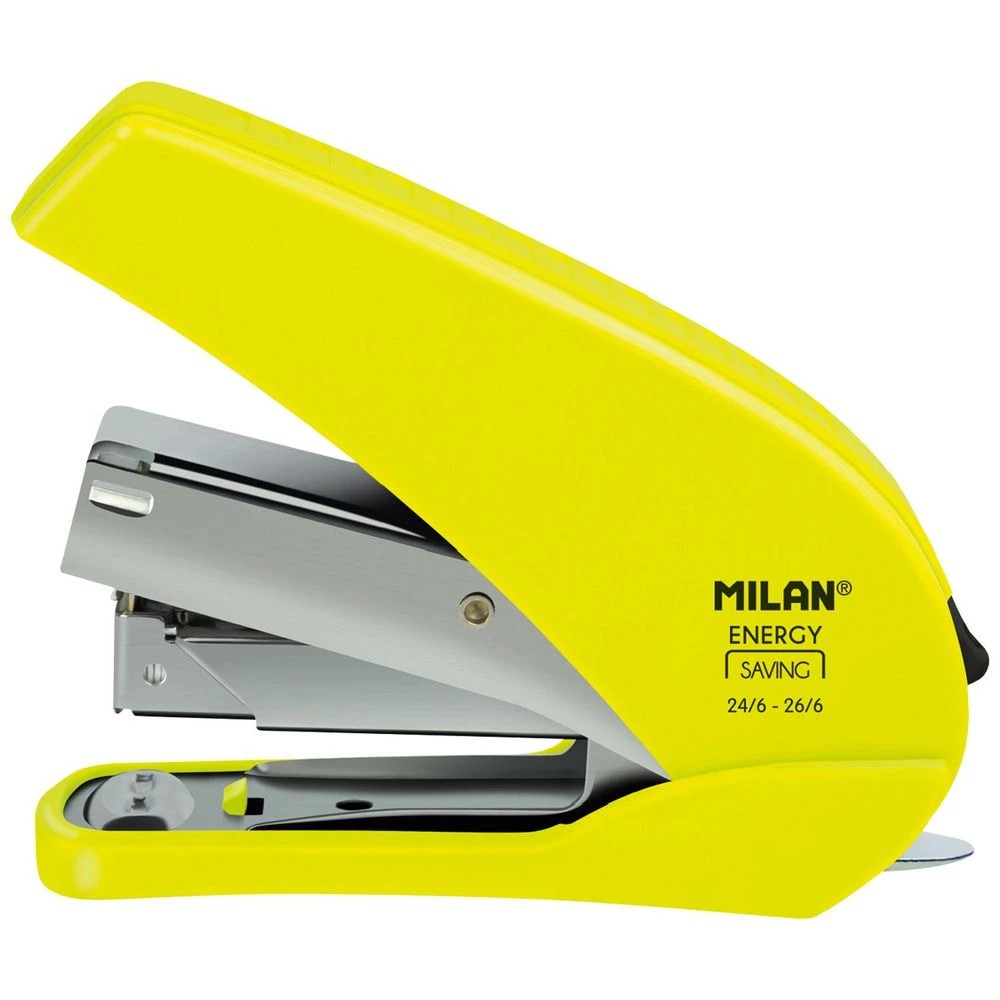 1 Milan Energy Save Stapler Yellow, 1 of 2