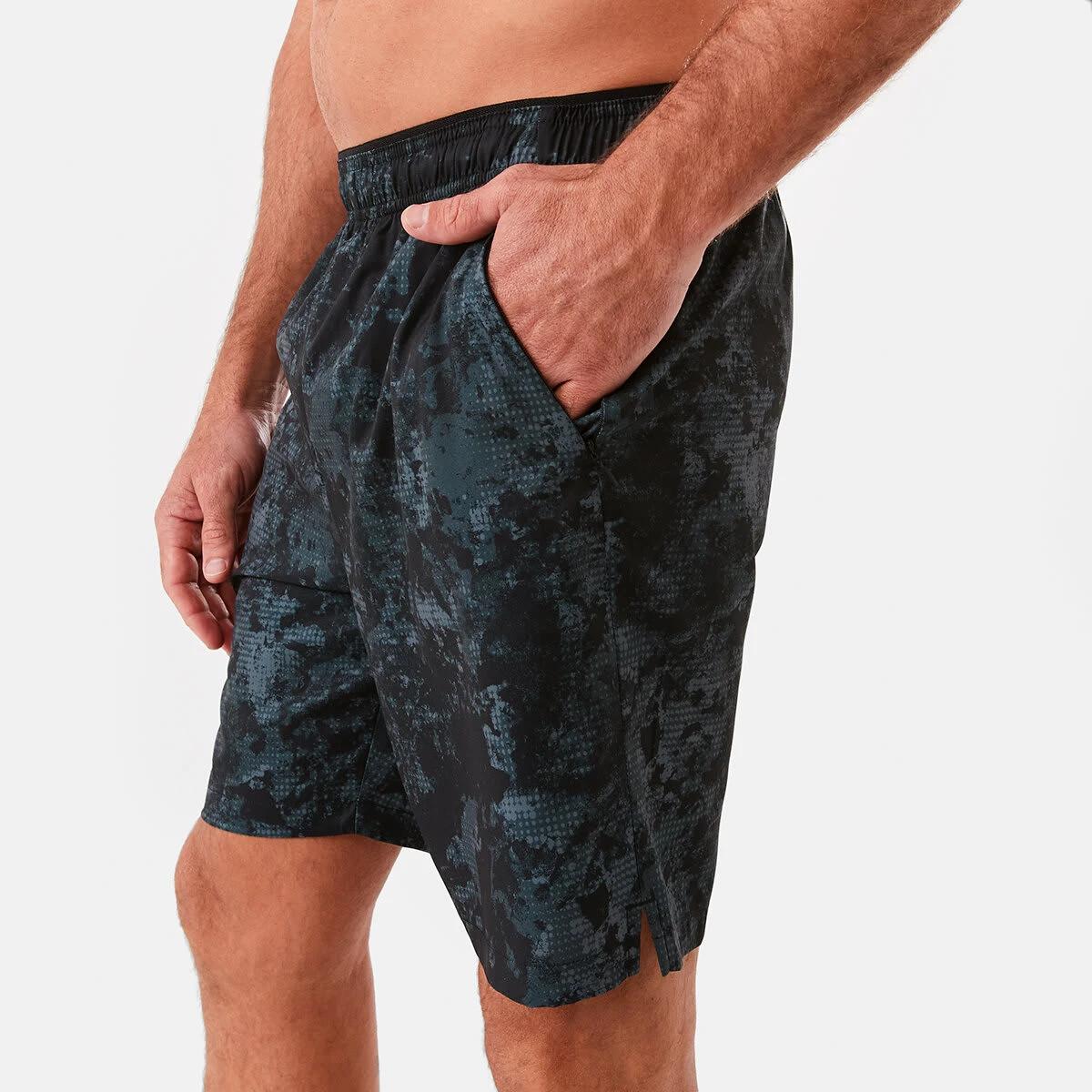 2 Active Mens Gym Shorts Dist Camo, 2 of 7