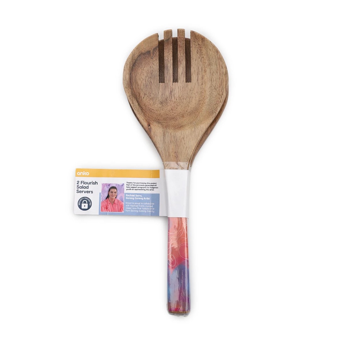 5 2 Pack Rachael Sarra Flourish Salad Servers, 5 of 5