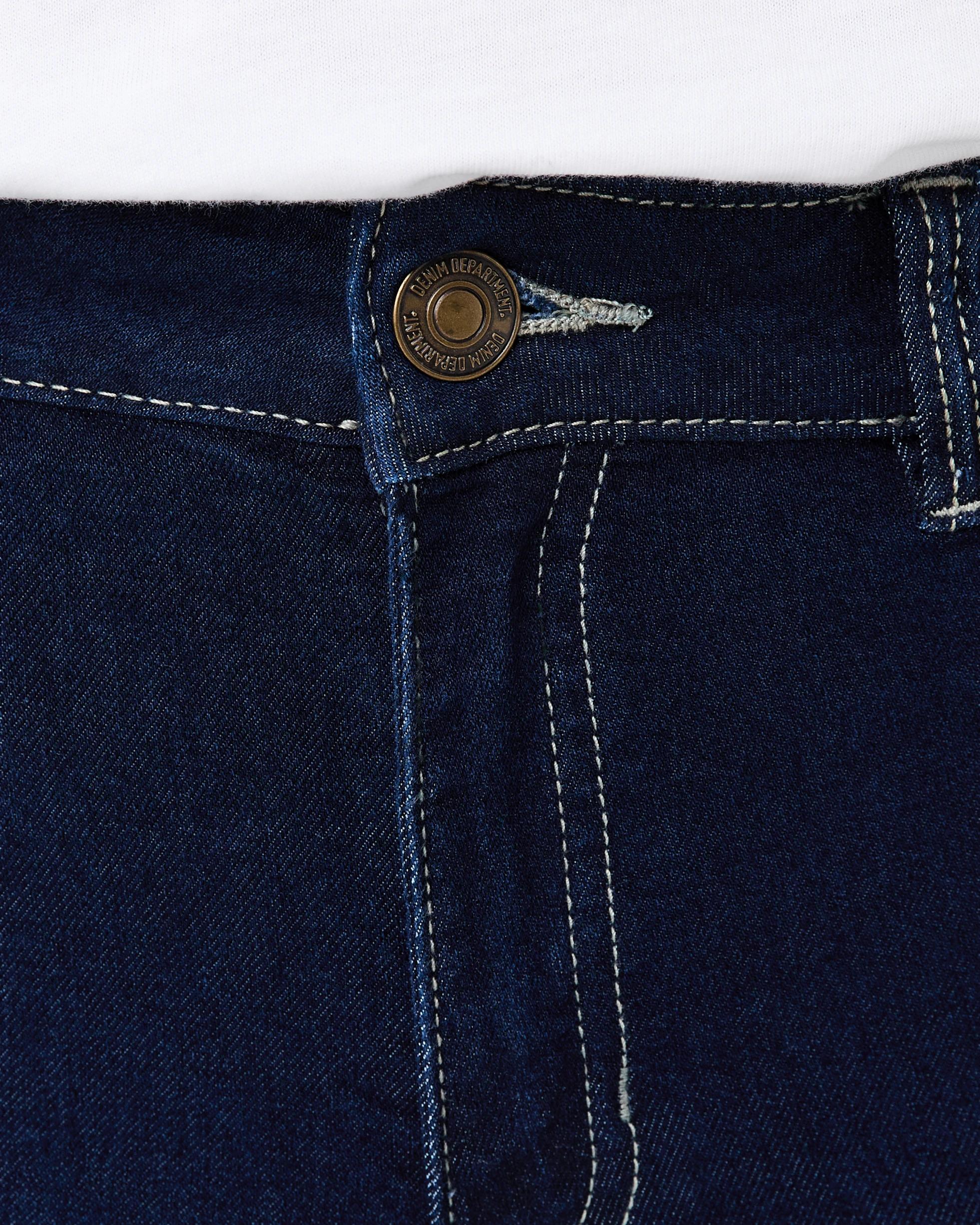 4 Classic Straight Jeans DENIM INDIGO, 4 of 9