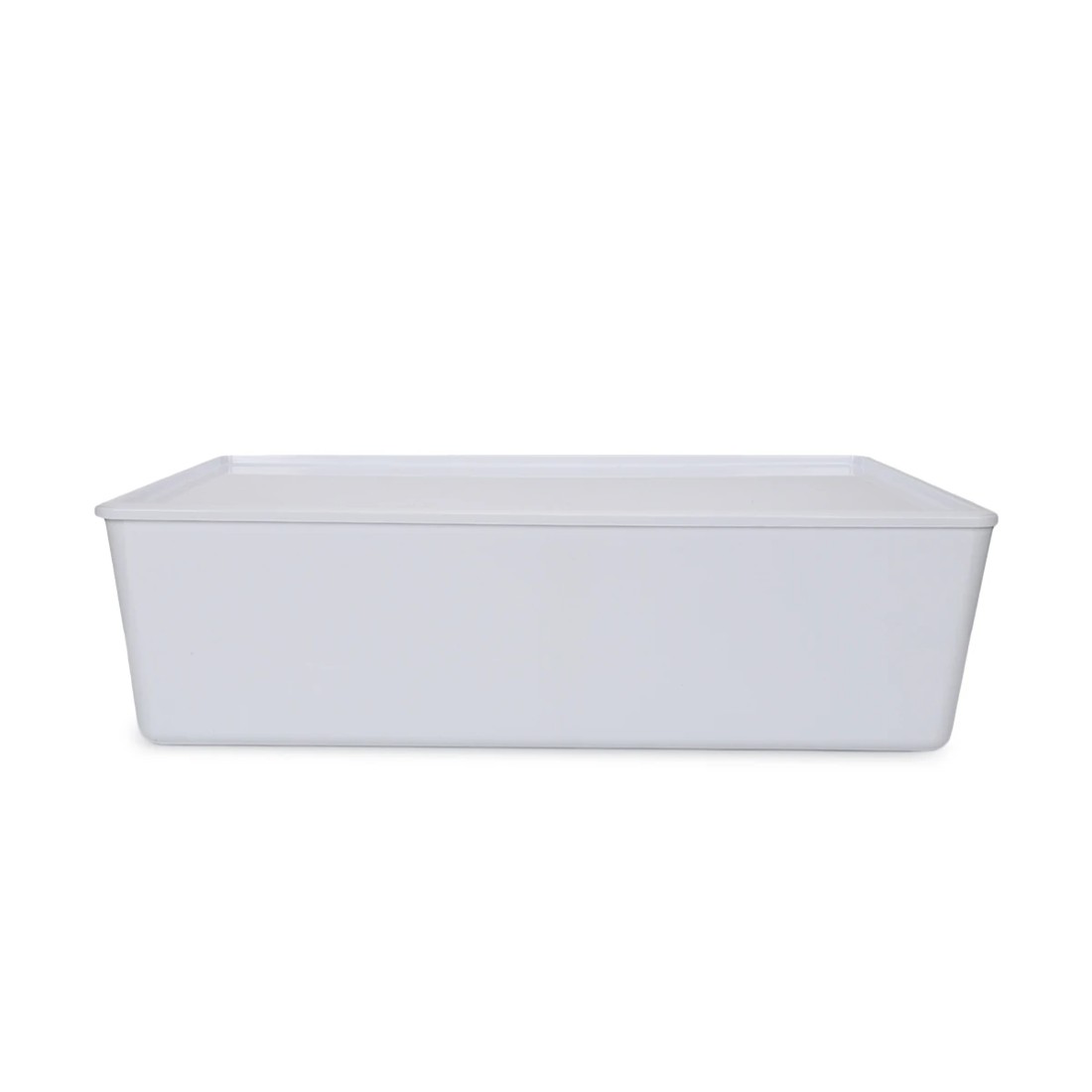 2 26L Smooth and Shiny Plastic Tub - White, 2 of 6