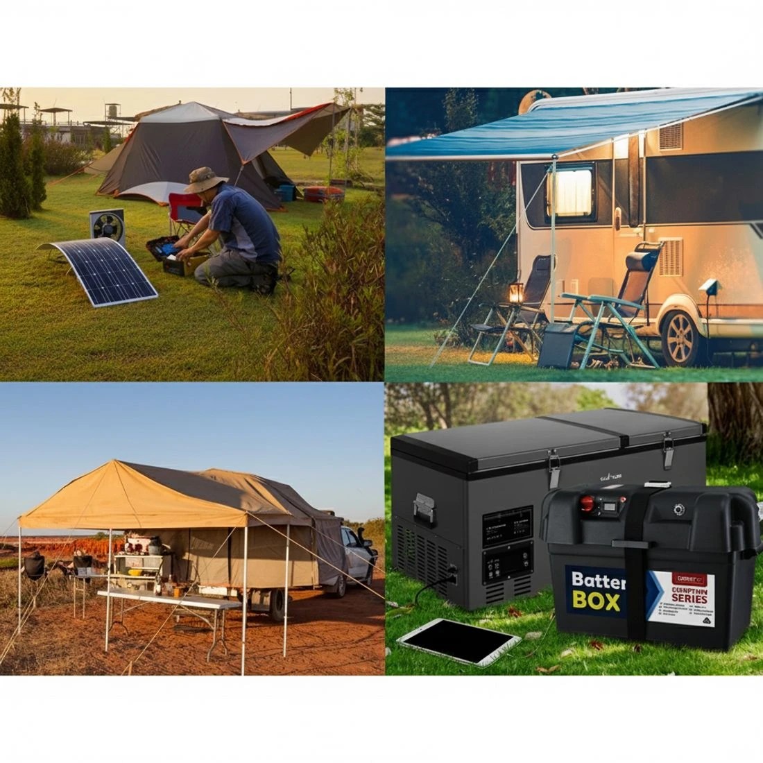 5 Giantz AGM Deep Cycle Battery 12V 140Ah Box Portable Solar Caravan Camping - Grey, 5 of 6