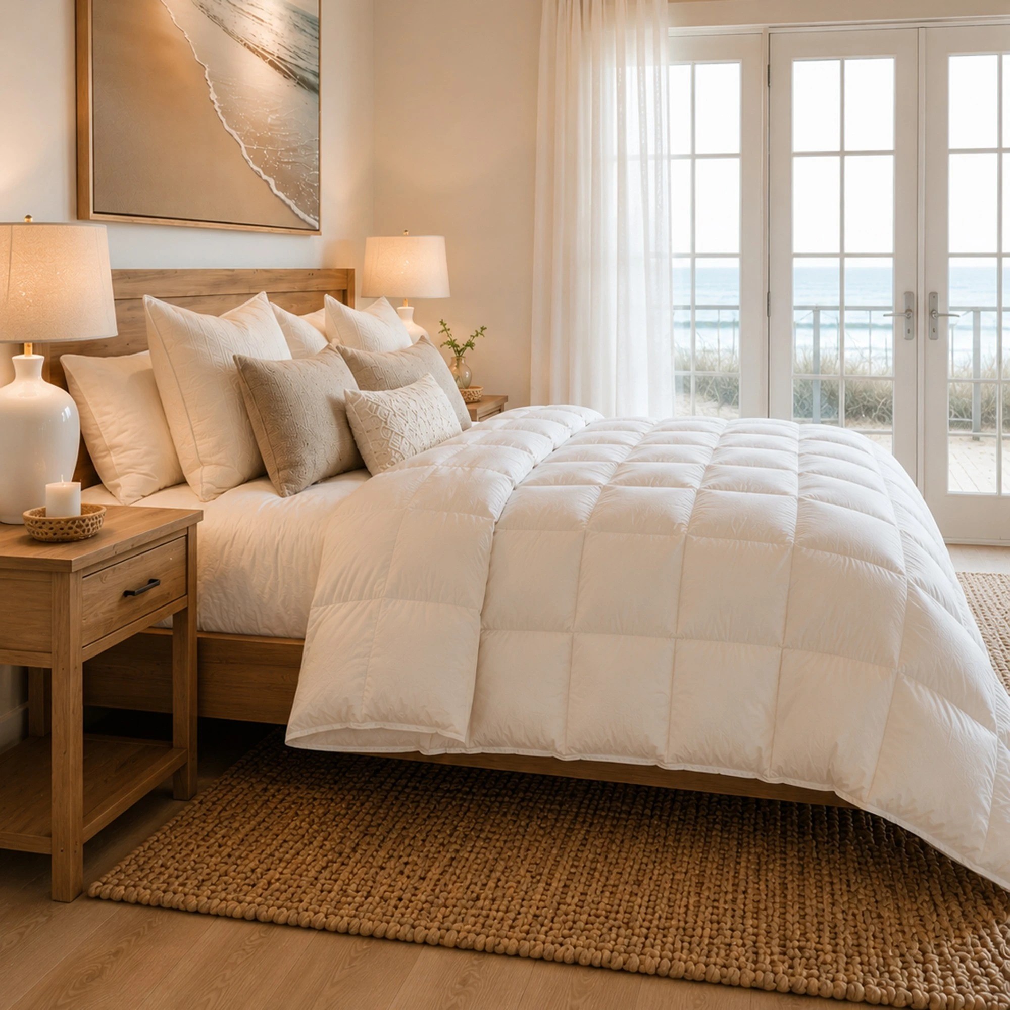 3 Royal Comfort 500GSM Microfibre Quilt All-Season Warmth Soft Duvet - King Bed - White, 3 of 4