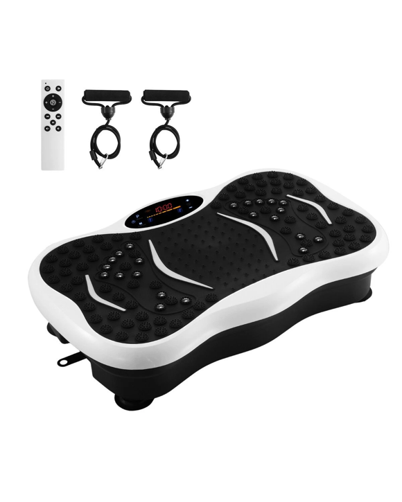 vibration massage plate TODO Vibration Plate Exercise Machine Whole Body Vibration Machine with  Remote Control for Pain Relief, Lymphatic Drainage, Weight Loss(3  Resistance Loops/Resistance Bands) GOTODO