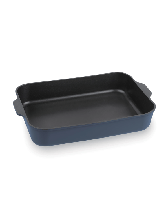 Cast Aluminium Non‑Stick Roaster - Blue