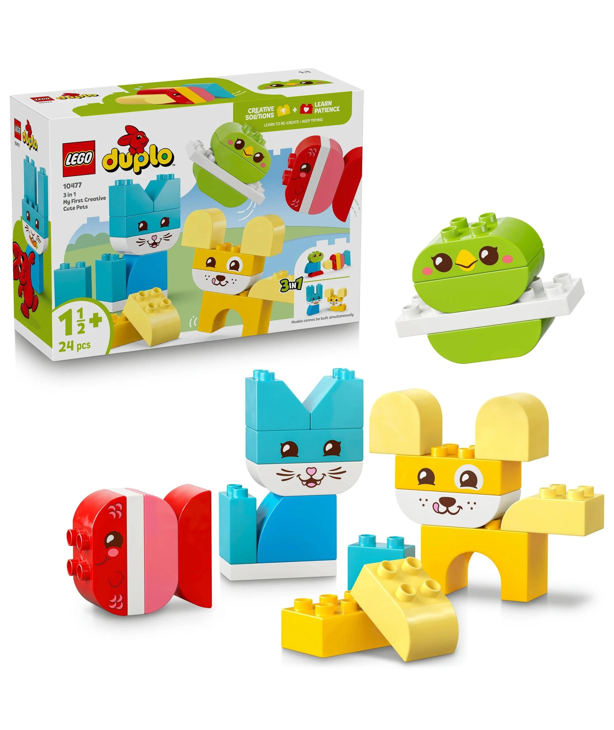 1 LEGO® DUPLO My First 3 in 1 Creative Cute Pets 10477 - Multi, 1 of 10