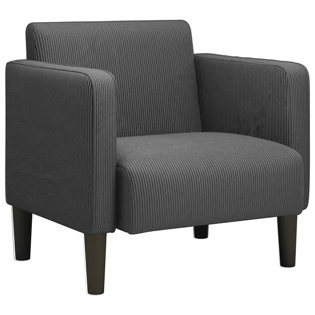 2 vidaXL sofa chair Durable - Grey, 2 of 9