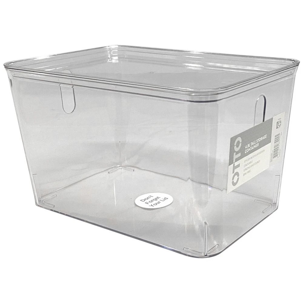 2 Otto 4.8L PET Modular Basket Medium Tall Clear, 2 of 2