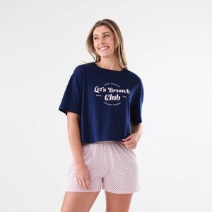 Knit T-shirt and Shorts Pyjama