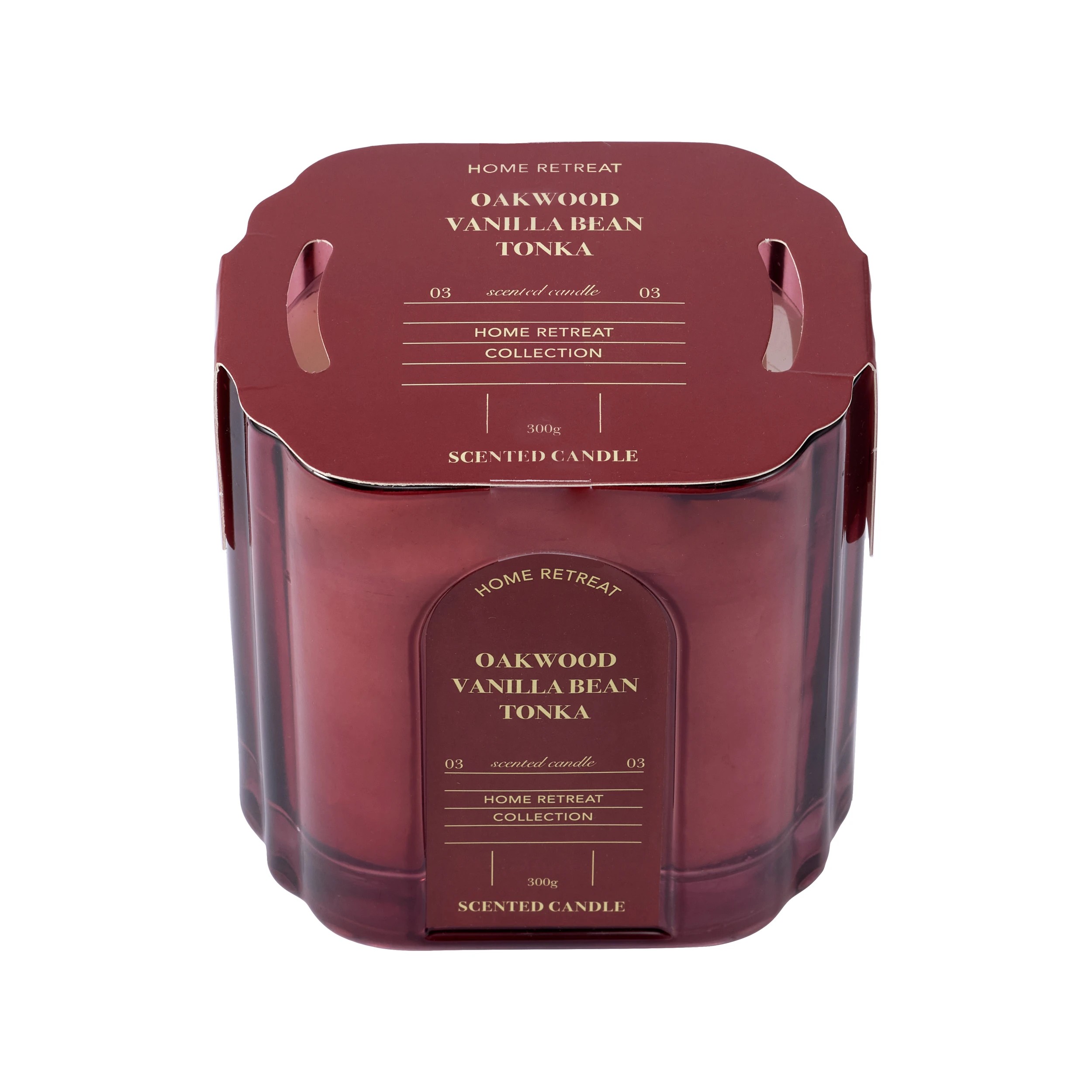 4 Oakwood Home Retreat Glass Candle, 4 of 5