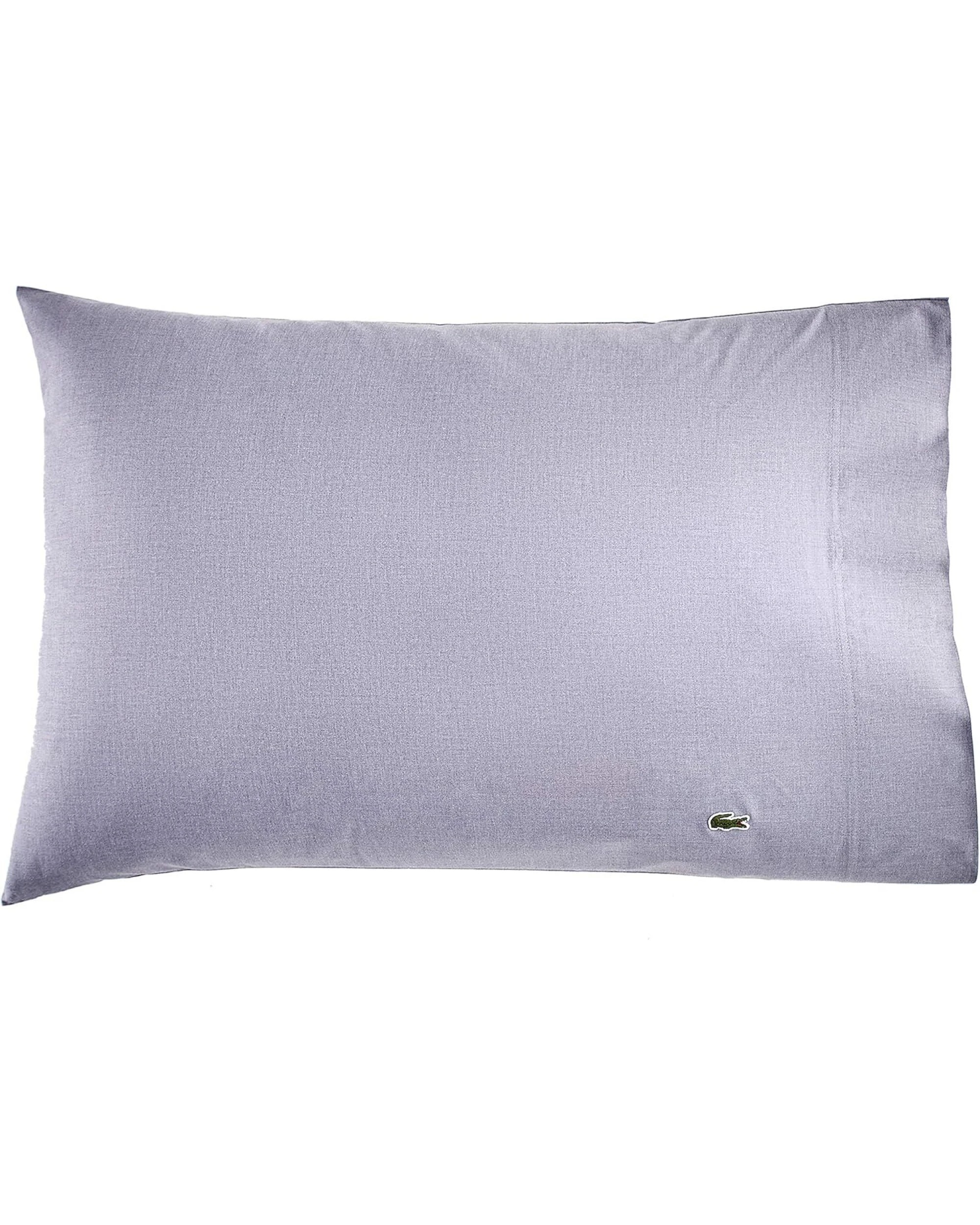5 Lacoste 4-Piece Cotton Blend Queen Bed Sheet Set in Chambray Blue - Queen Bed, 5 of 6