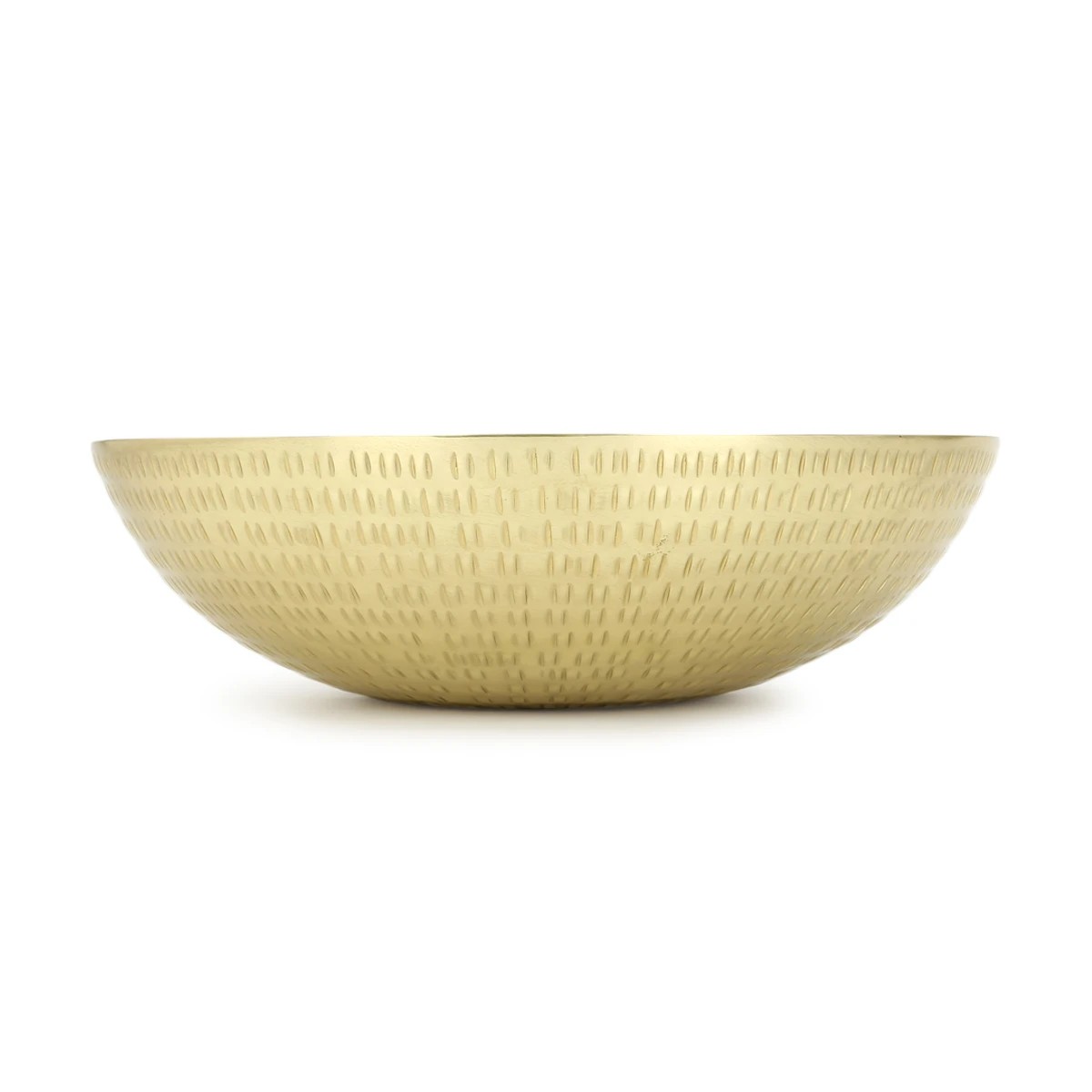 4 Gold Look Hammered Bowl, 4 of 6