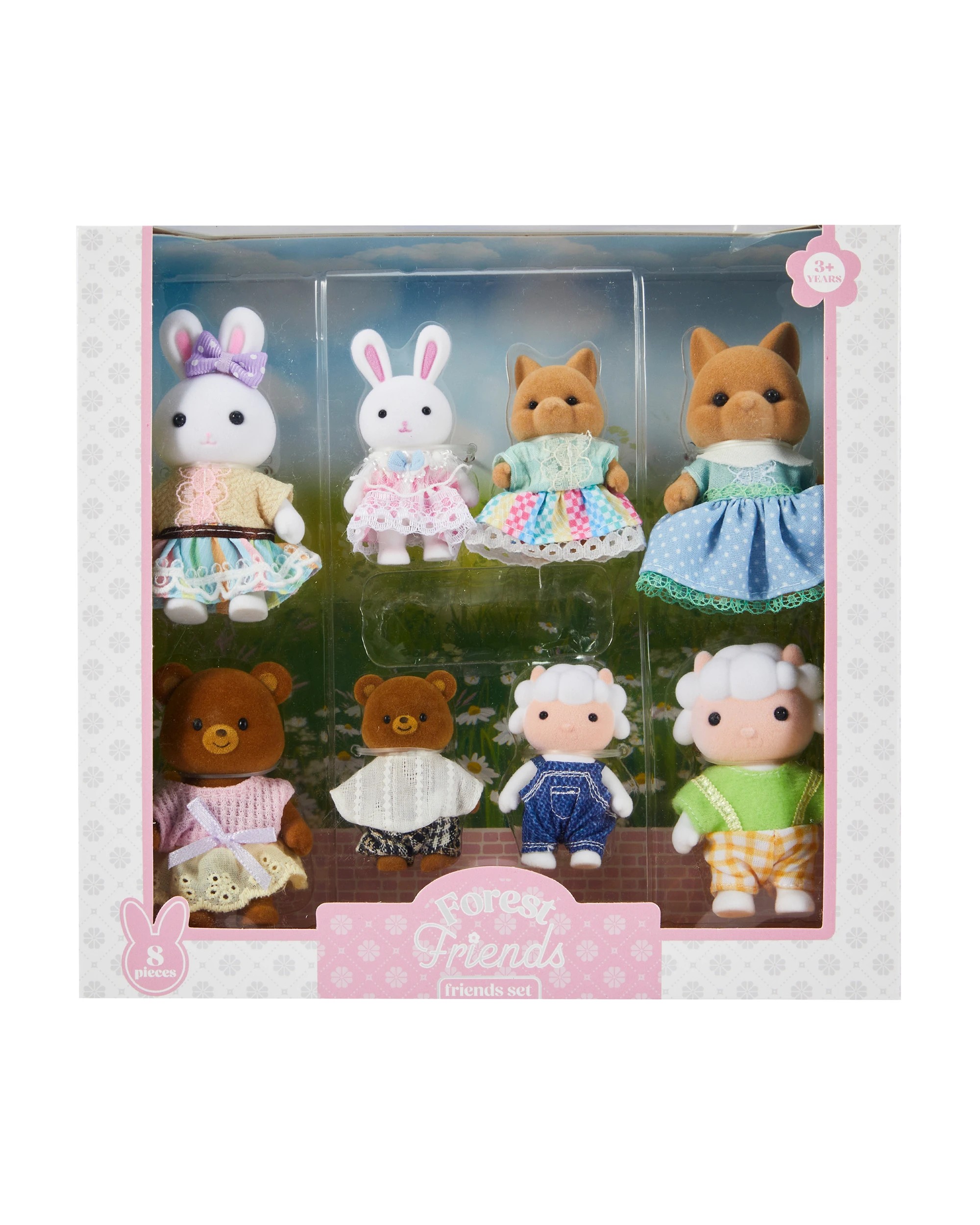 1 8 Piece Forest Friends Set, 1 of 4