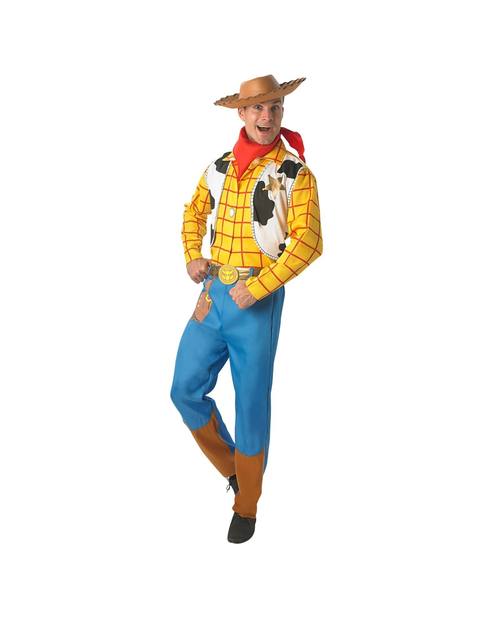 4 Disney Pixar Woody Deluxe Adult Dress Up Costume Size Standard - Multi, 4 of 4
