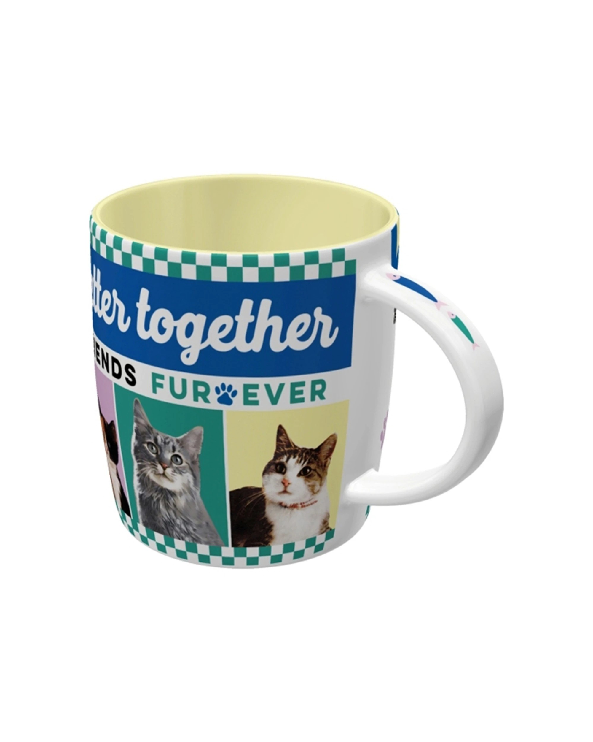 2 Nostalgic-Art Ceramic Mug 330ml Mug - Better Together Style Print - Multi, 2 of 4
