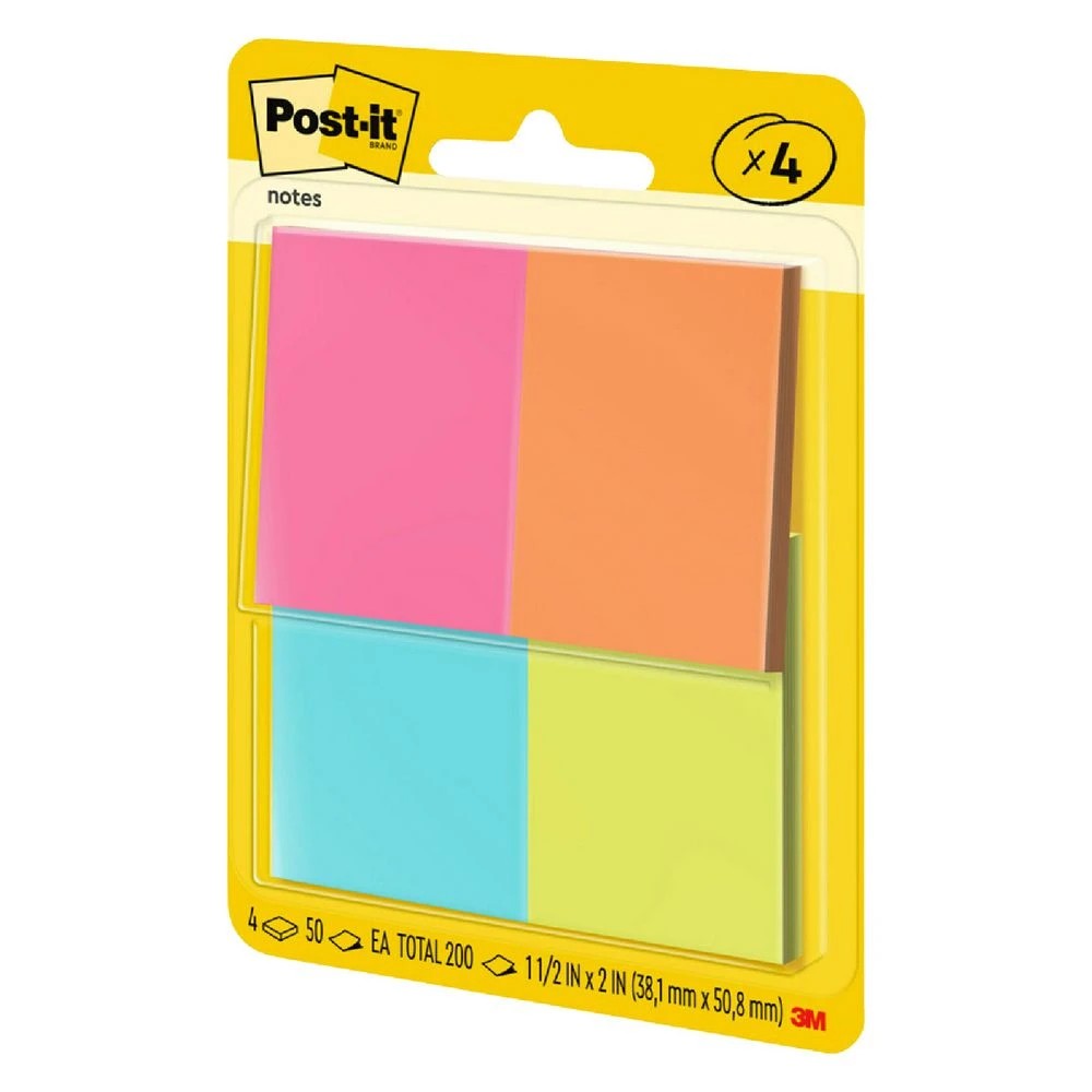 3 Post-it Notes 35mm x 48mm Poptimistic 4 Pack, 3 of 6