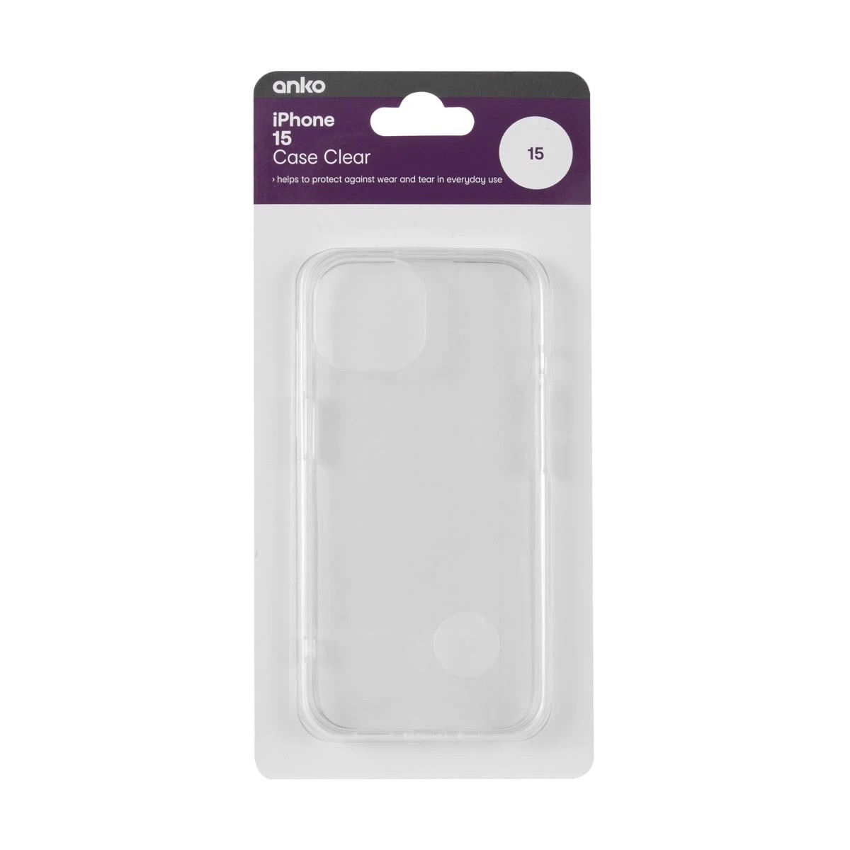 6 iPhone 15 Case - Clear, 6 of 6