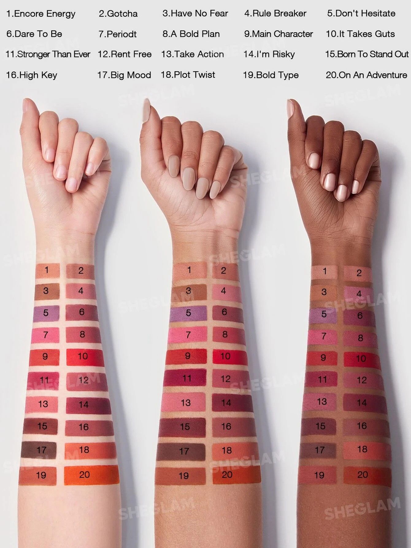 7 SHEGLAM Dynamatte Boom Long-lasting Matte Lipstick - Stronger Than Ever, 7 of 7