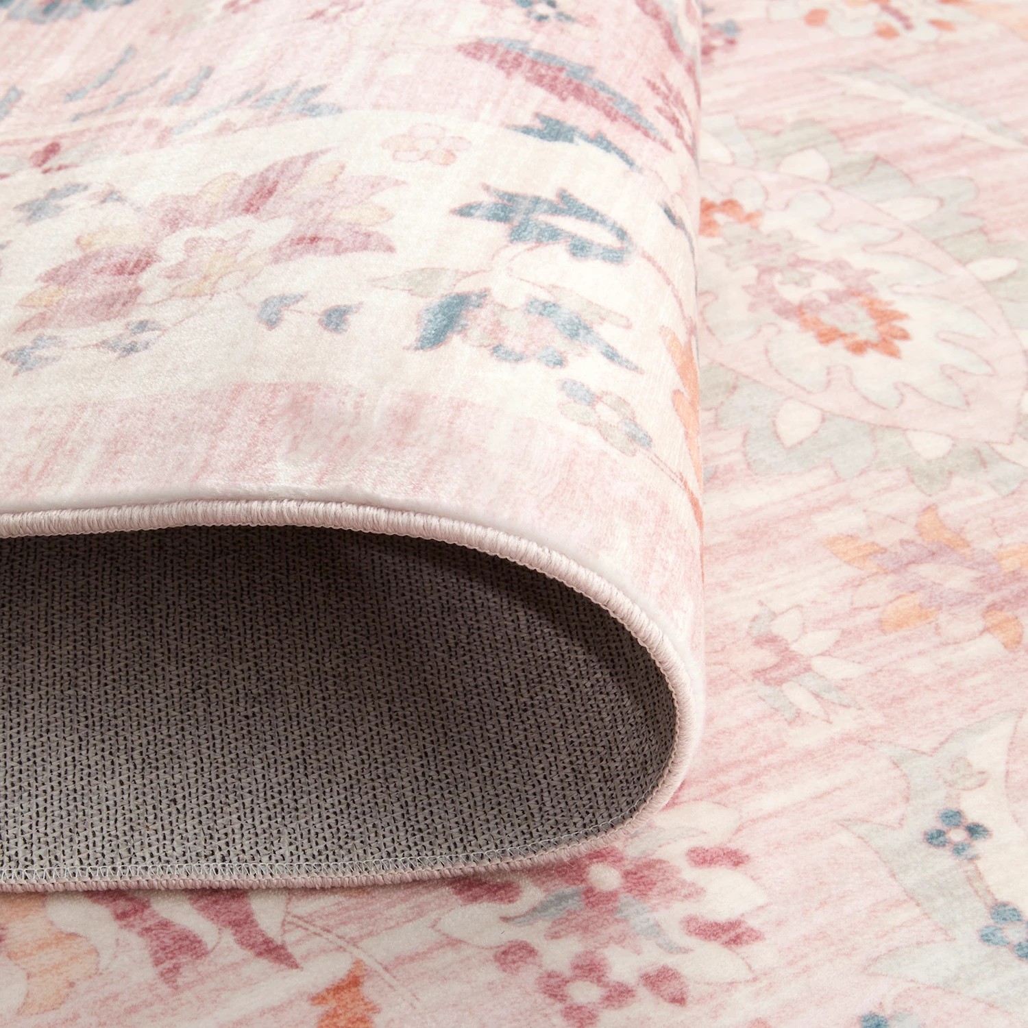 7 Common Ground Rugs Vitality Amira Washable 320x230cm - Extra Large Floor Rug - Pink, 7 of 7