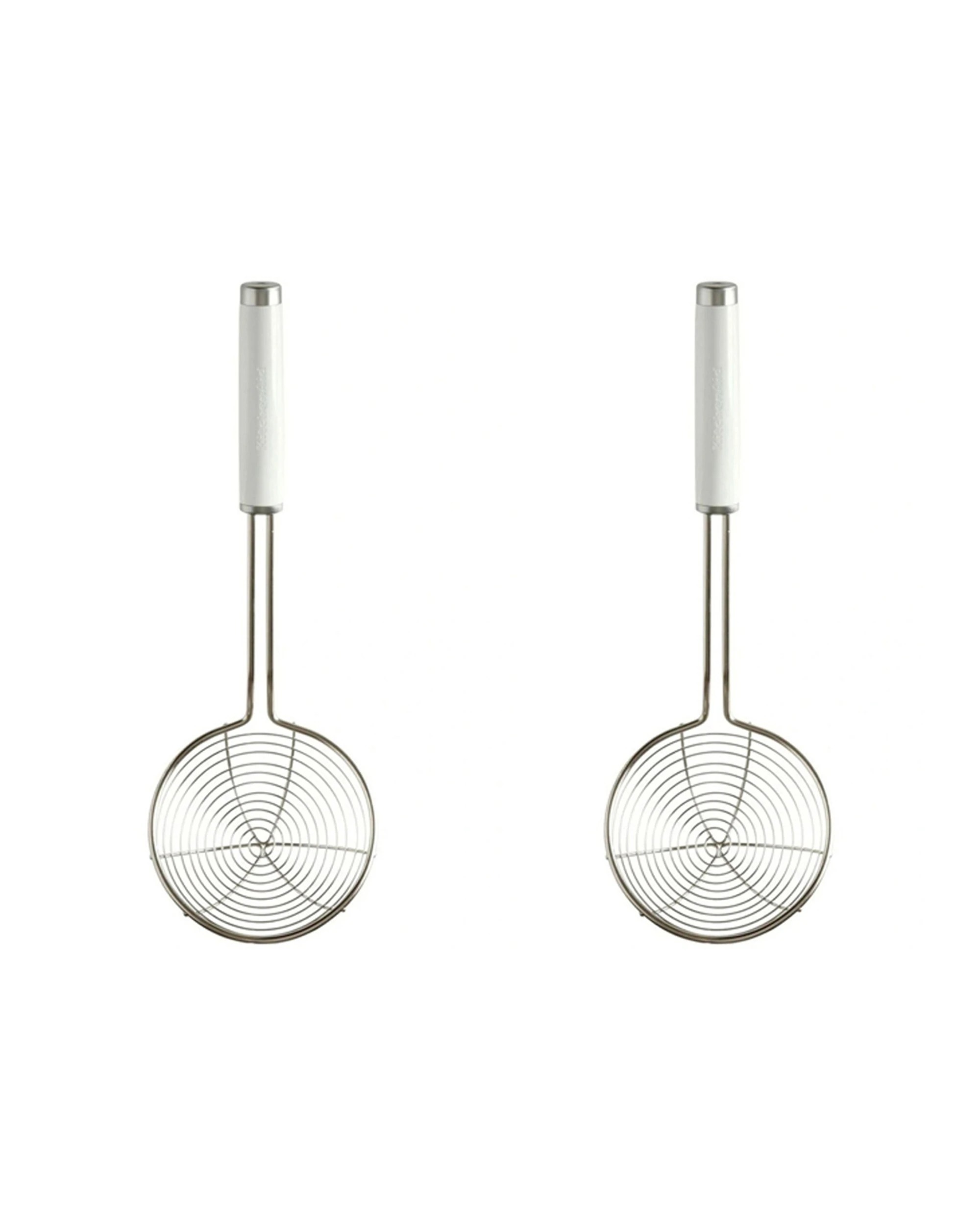 1 KitchenAid 2pk Stainless Steel 13cm Wire Strainer Bowl With Handle Durable - White, 1 of 1
