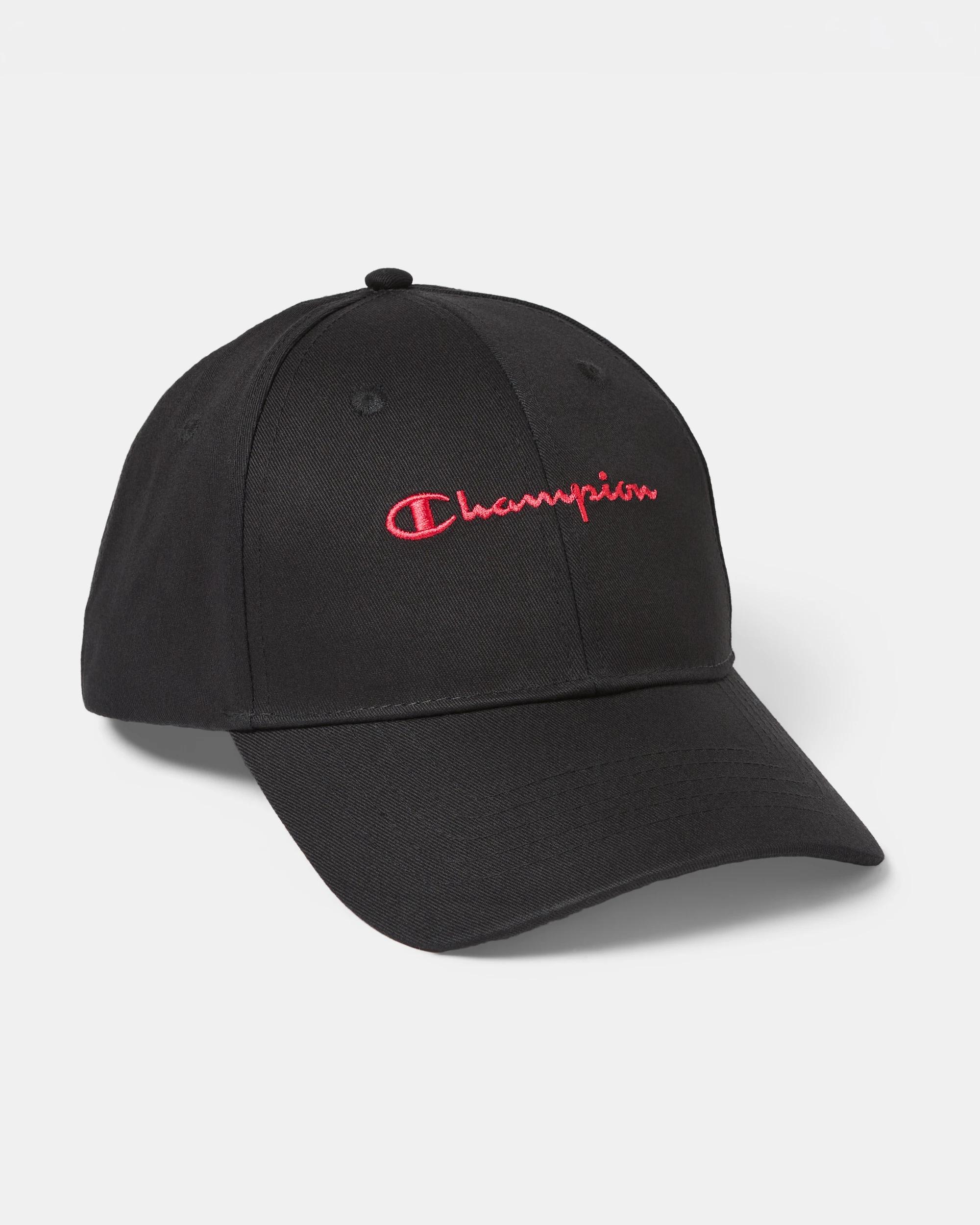 1 Champion Script License Cap Black, 1 of 4